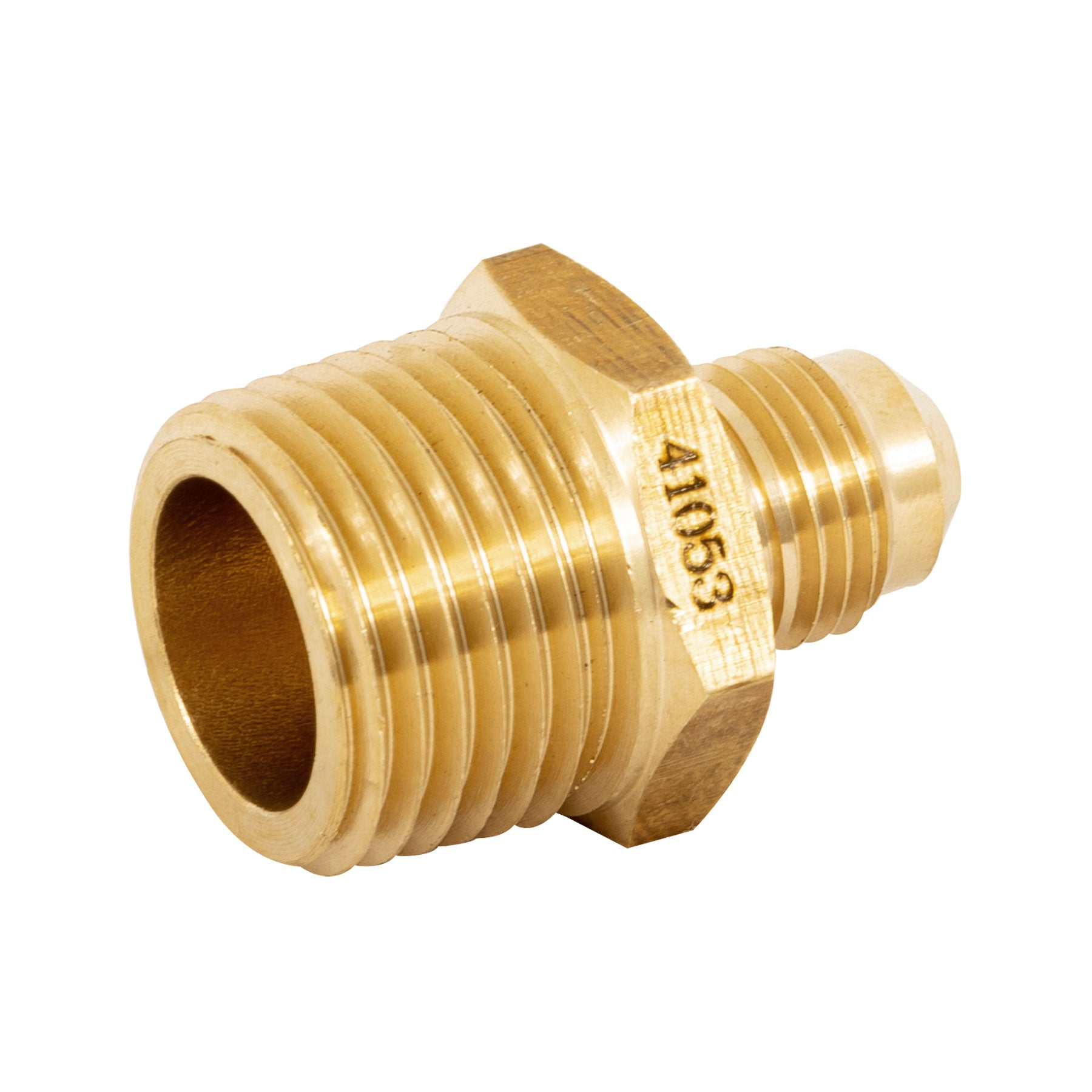Niple terminal de latón de 5/16" X 1/2", Foset