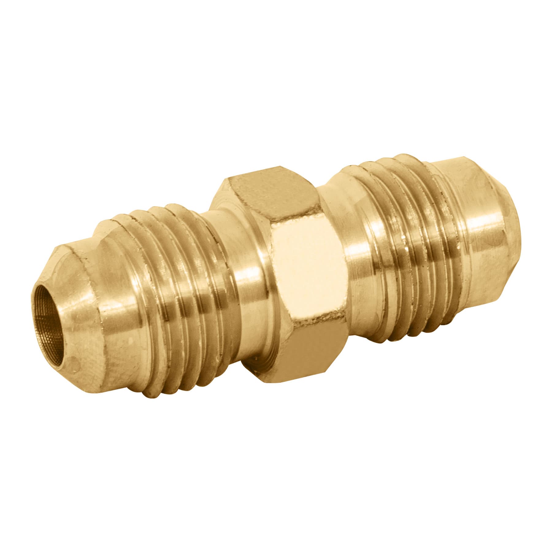 Niple unión de latón de 5/16" x 5/16", Foset