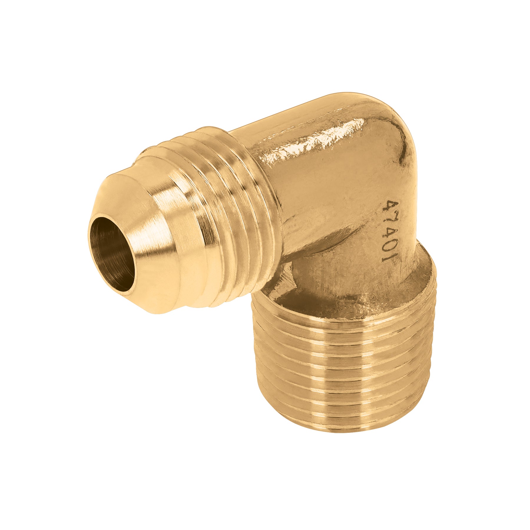 Codo terminal a 90∞ de latón 3/8 x 3/8", Foset