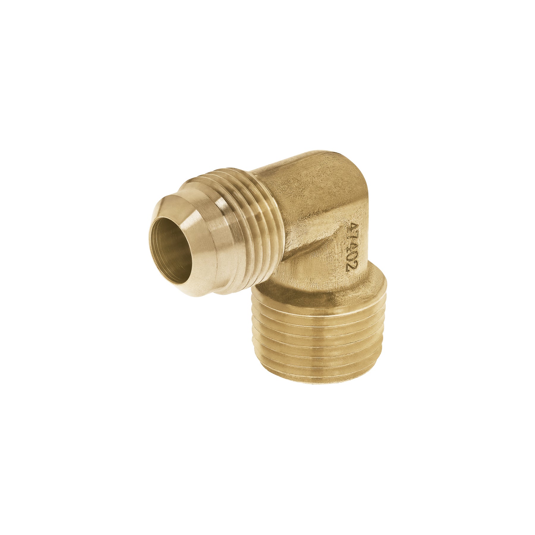 Codo terminal a 90∞ de latón 1/2 x 1/2", Foset