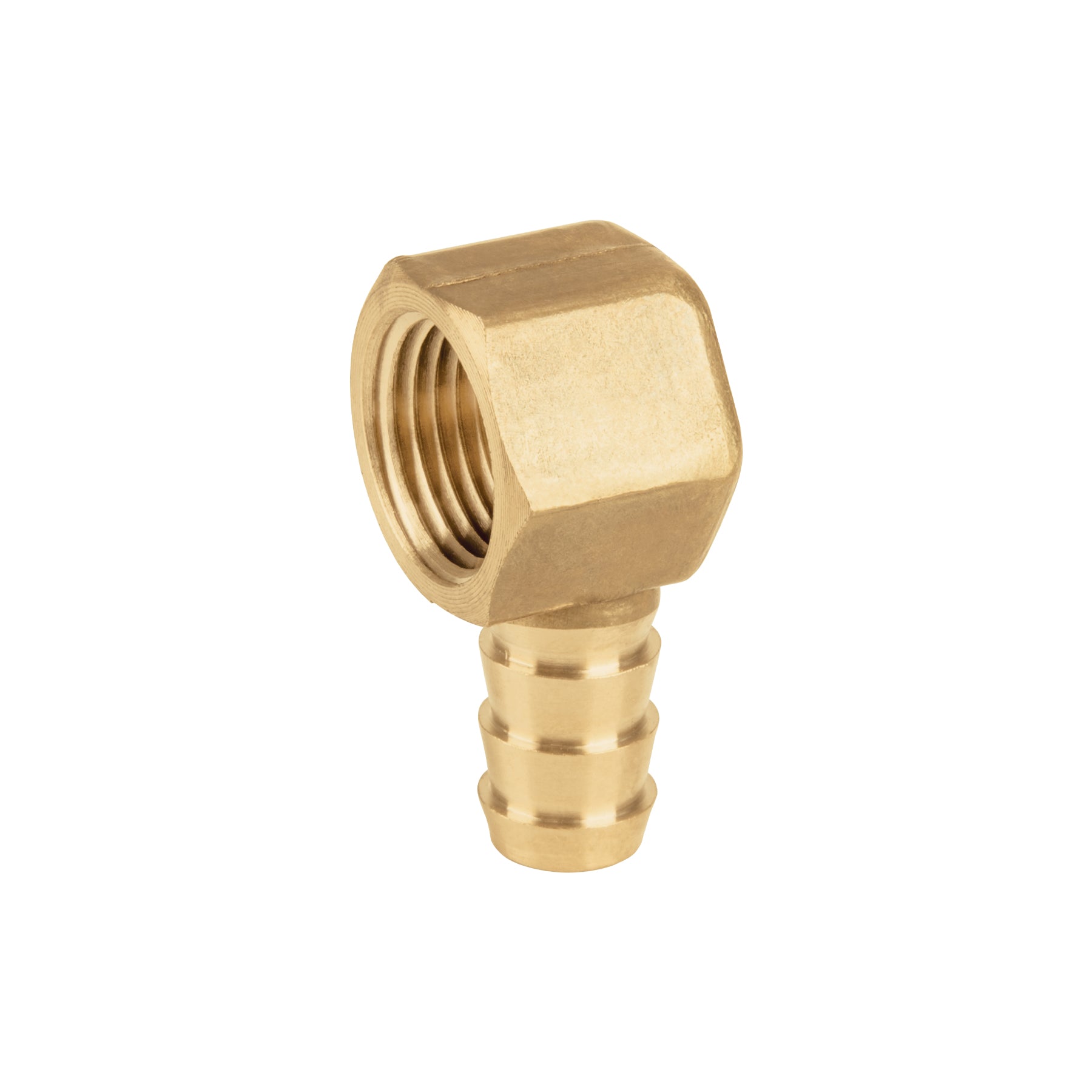 Codo estufa a 90° de latón con espiga de 3/8", Foset, CLG-521E, 45881