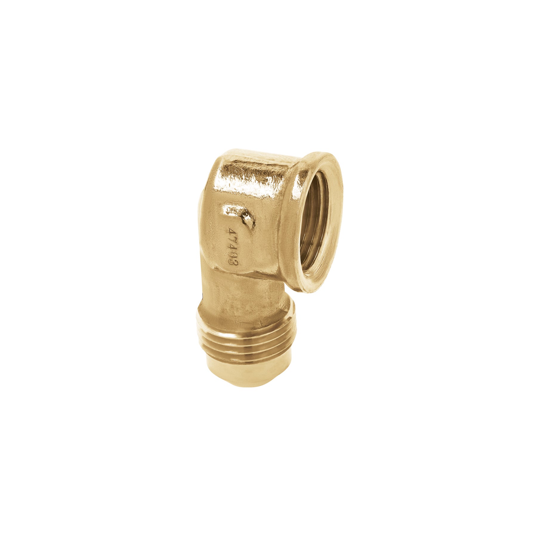 Codo para estufa a 90∞ de latón de 3/8 x 3/8", Foset