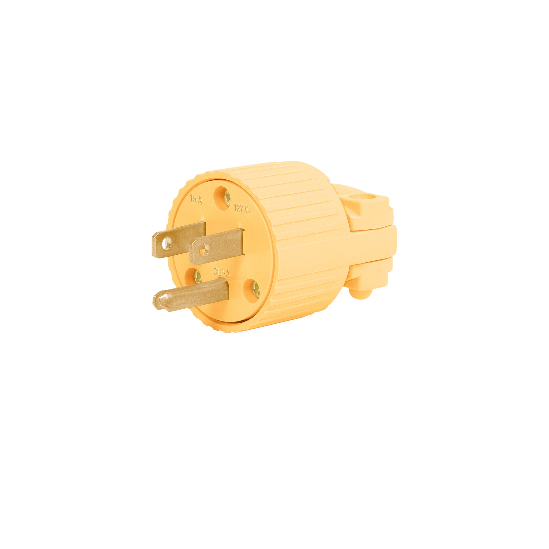 Clavija industrial plástica aterrizada, 2 polos+tierra, Volteck, CLP-A, 46205