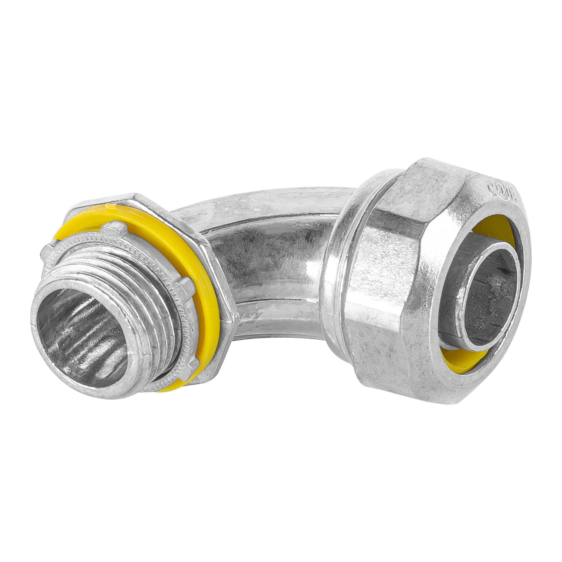 Conector curvo de 1/2" para tubo liquid tight, Volteck, CLQ-1/2C, 46933