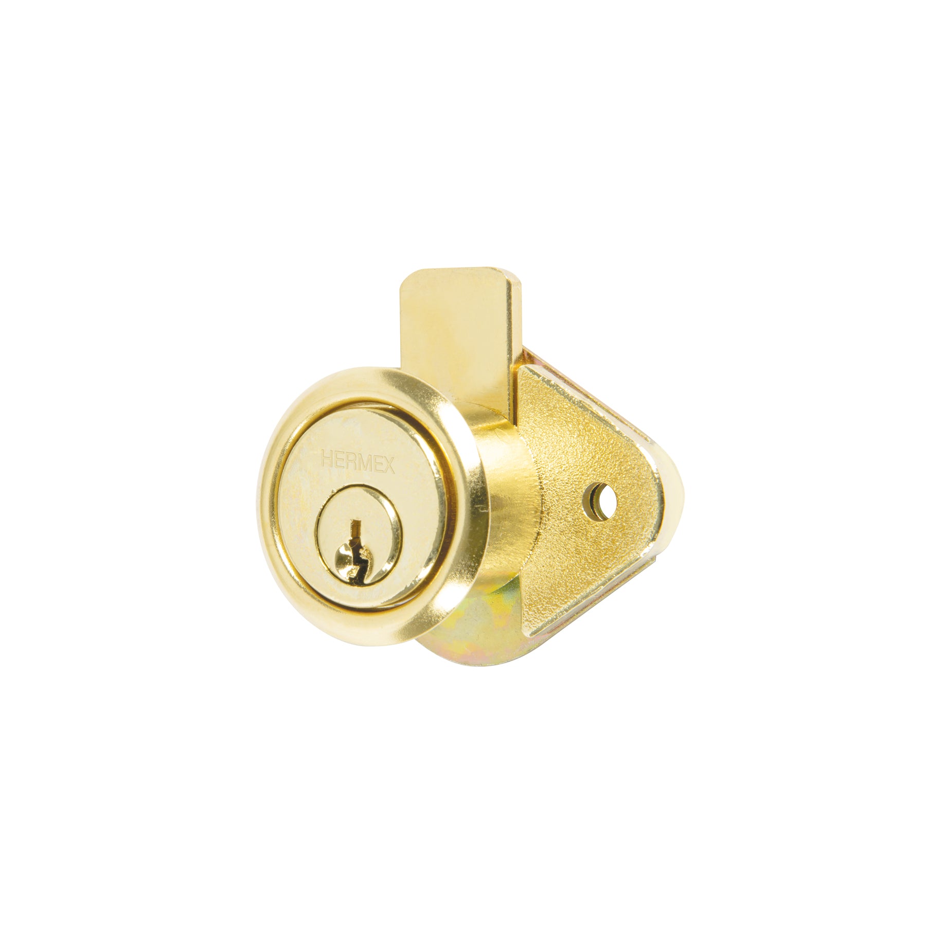 Cerradura para mueble, modelo 21, latón, Hermex, CM-21L, 43566
