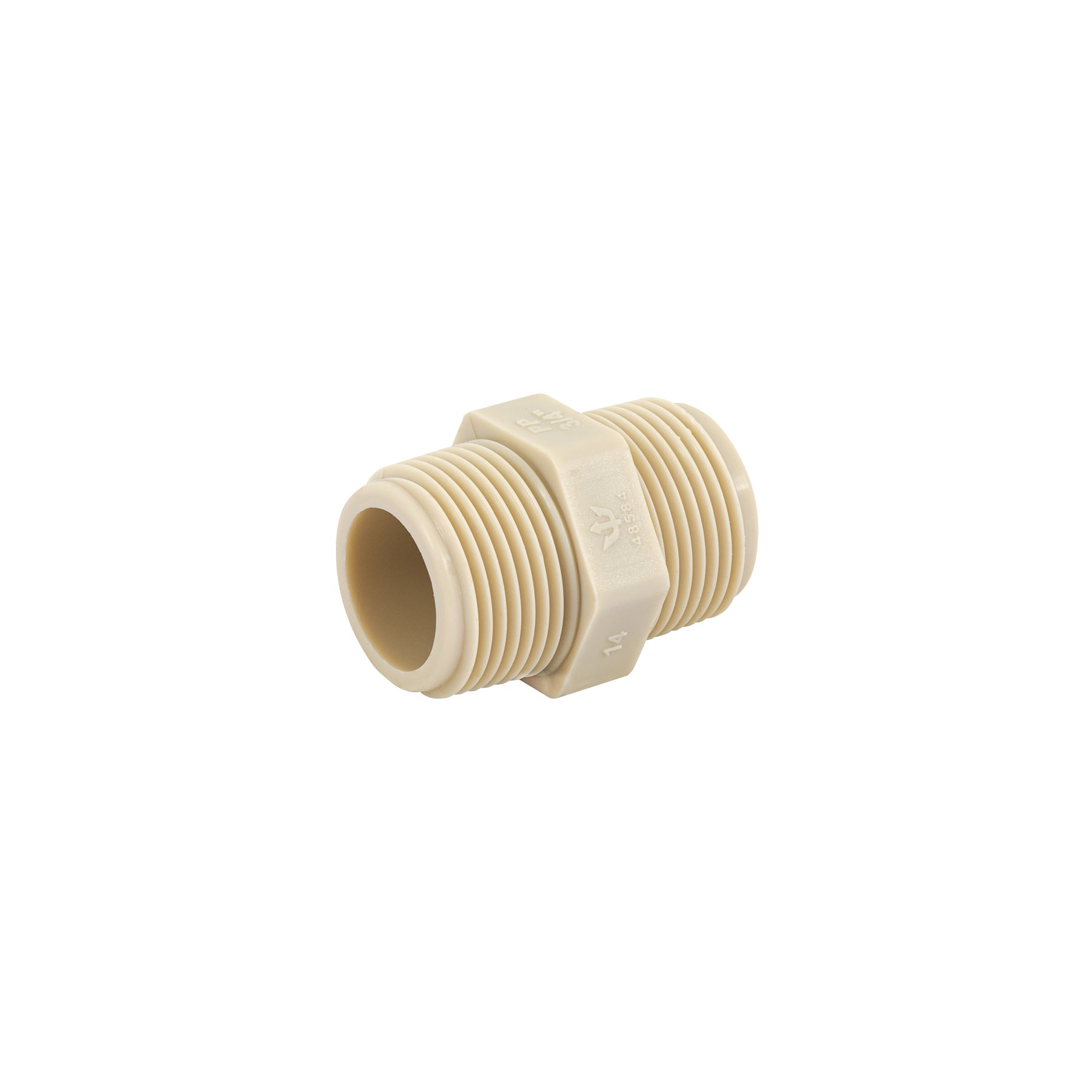 Niple corrido 3/4" de polipropileno, Foset