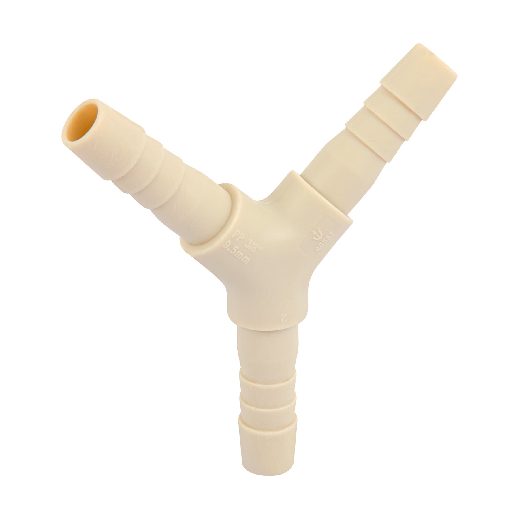 Yee inserción 3/8" de polipropileno, Foset