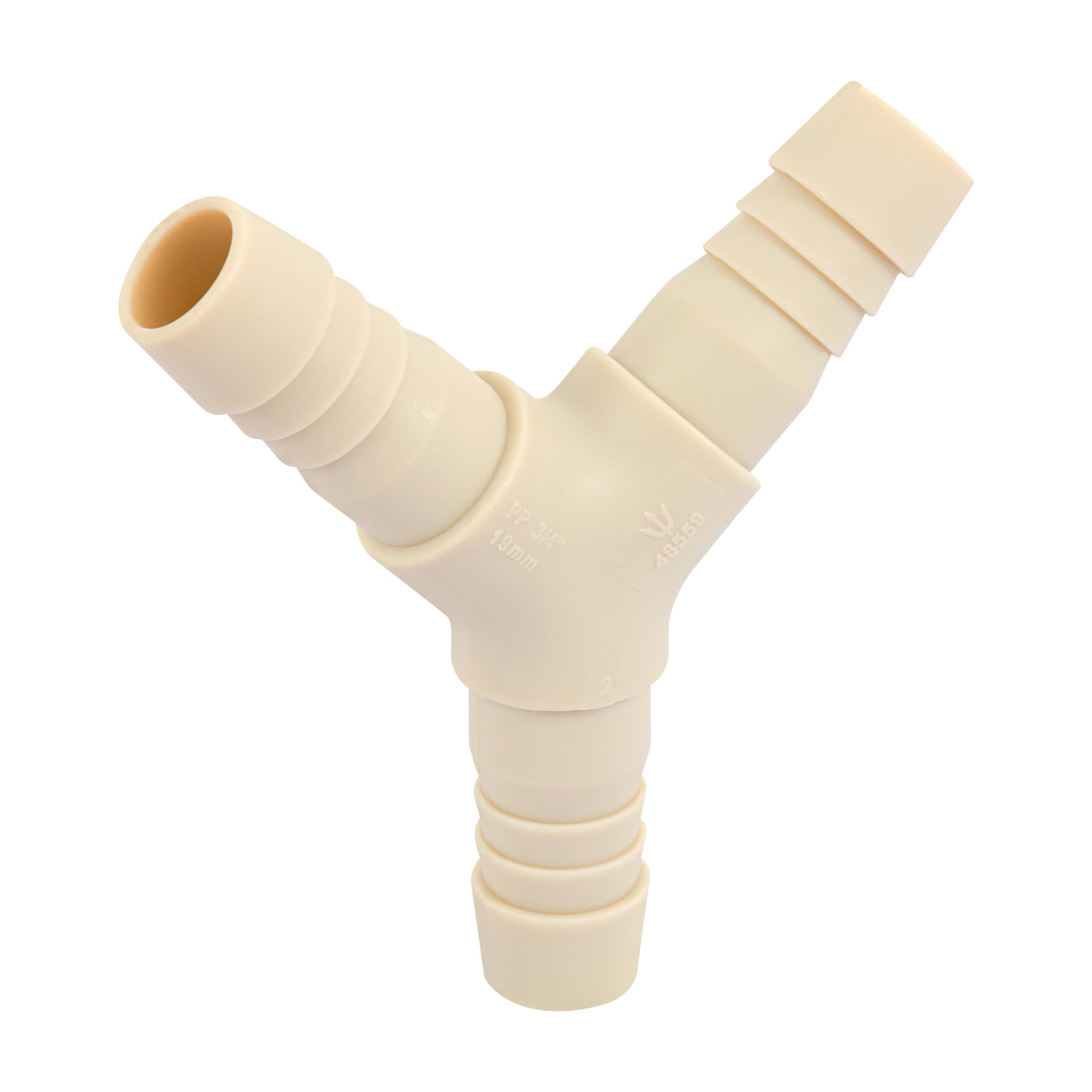 Yee inserción 3/4" de polipropileno, Foset