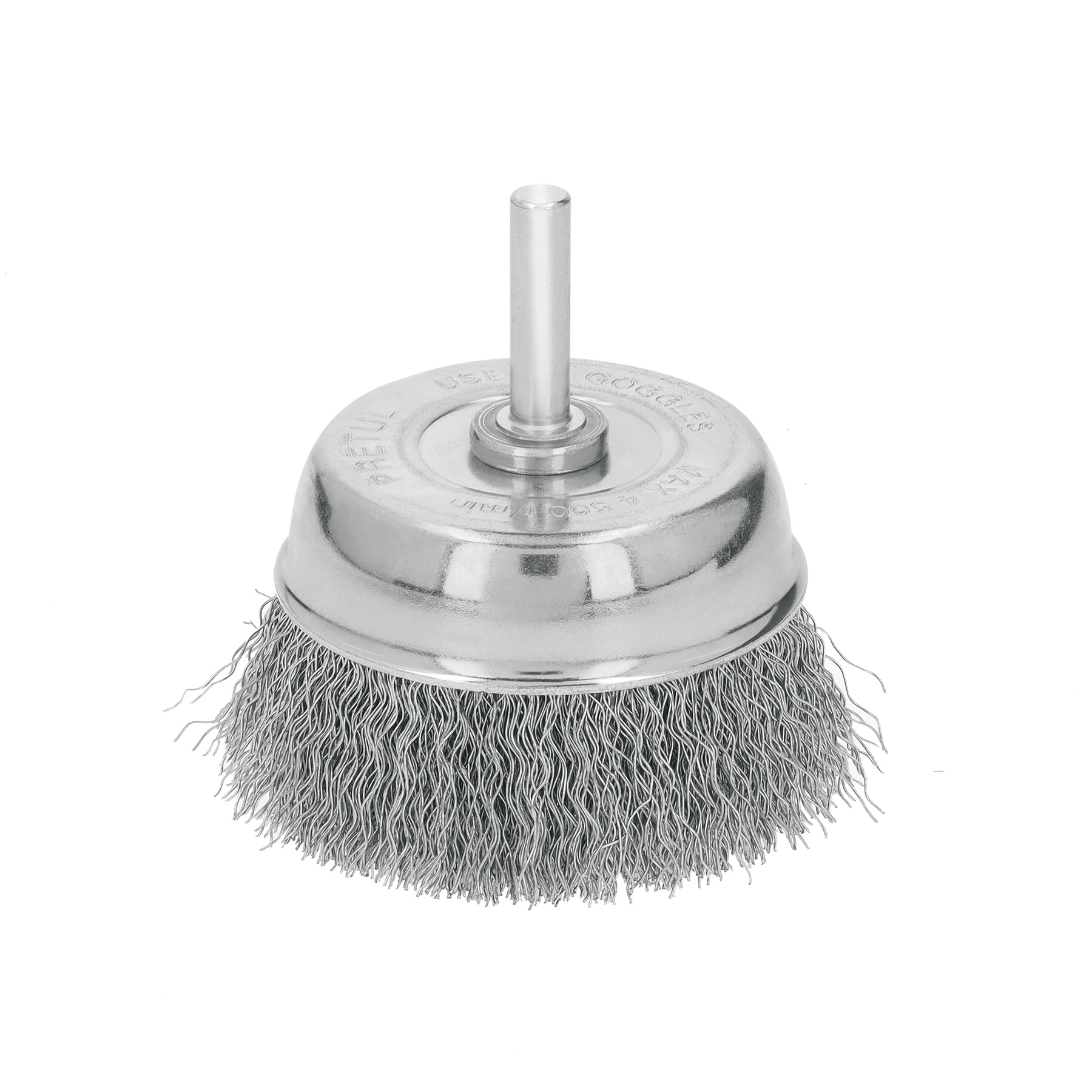 Carda de copa 2-3/4" alambre grueso para taladro, Pretul