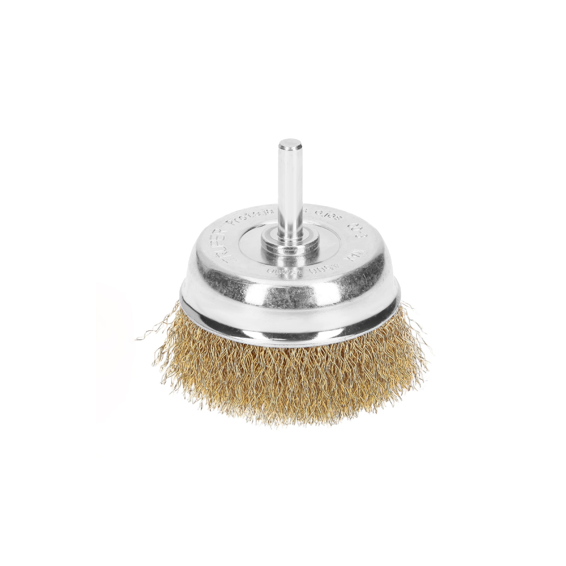 Carda de copa 2-3/4" alambre grueso para taladro, Truper