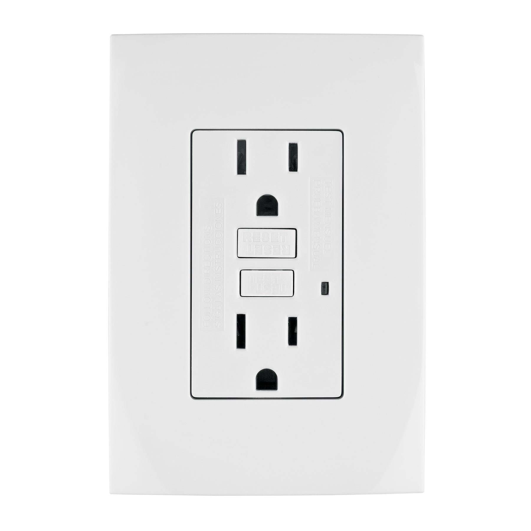 Contacto dúplex falla a tierra GFCI (ICFT), Oslo, Volteck