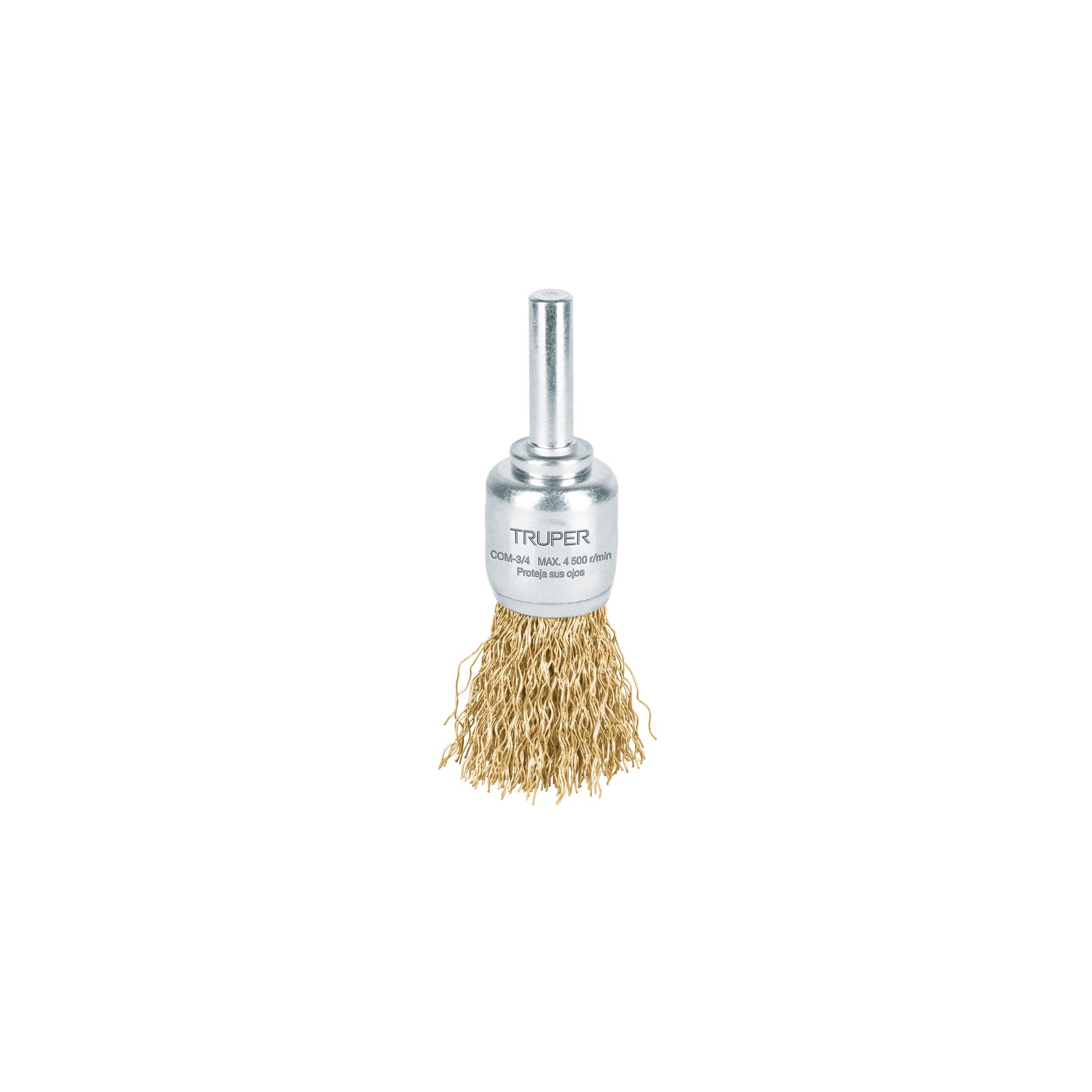 Carda de copa 3/4" alambre grueso para taladro, Truper