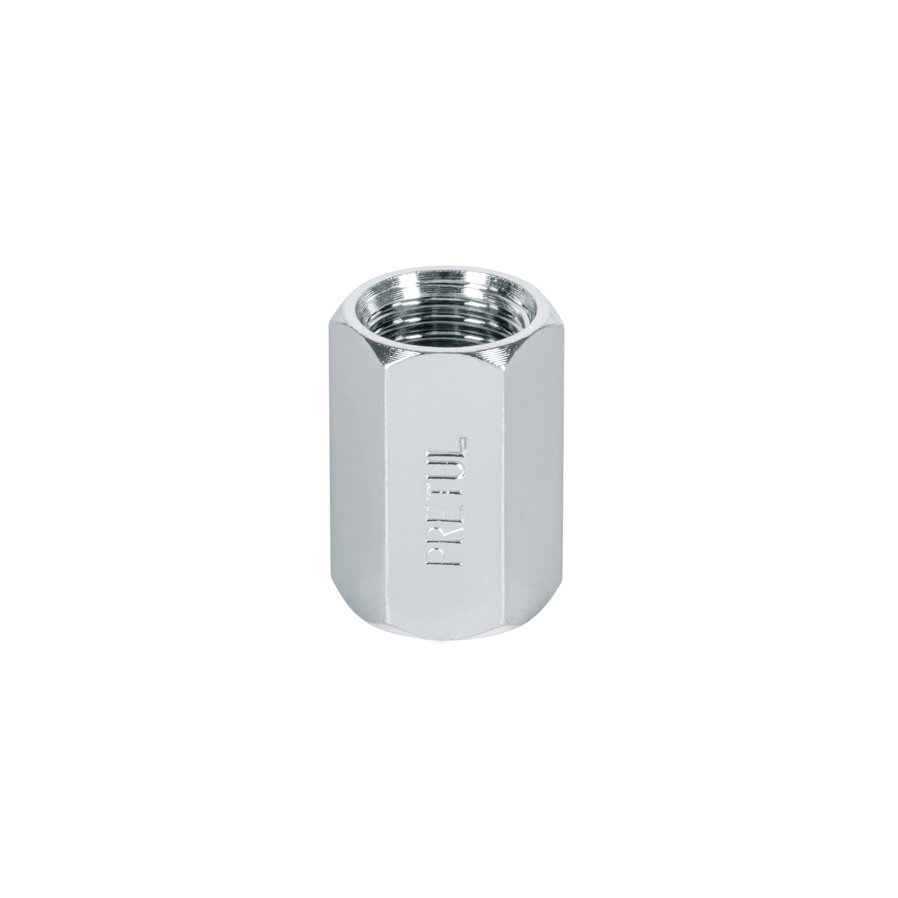 Cople de acero, hembra-hembra, cuerda 1/4" NPT, Pretul, COPLE-P, 27027