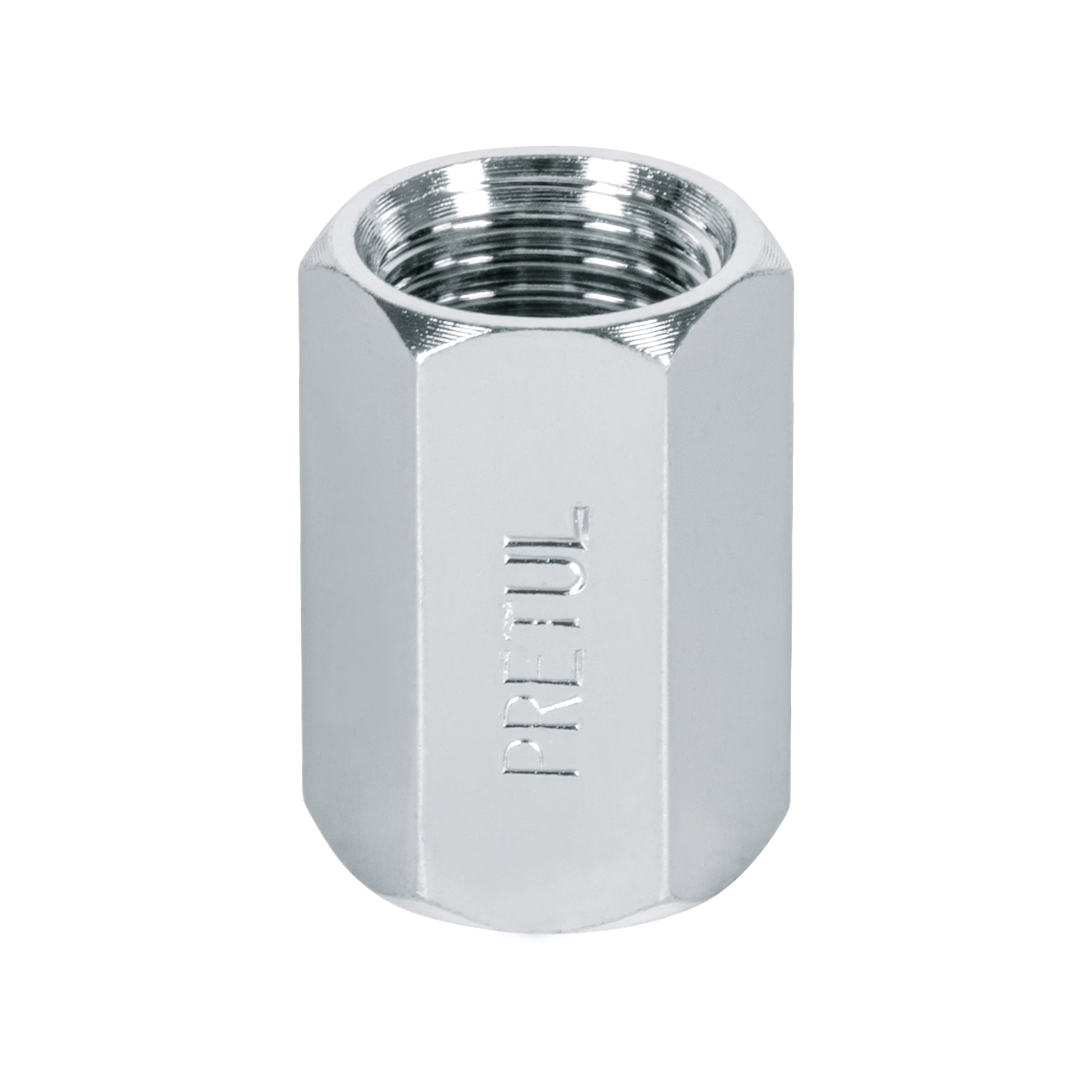 Cople de acero, hembra-hembra, cuerda 1/4" NPT, Pretul