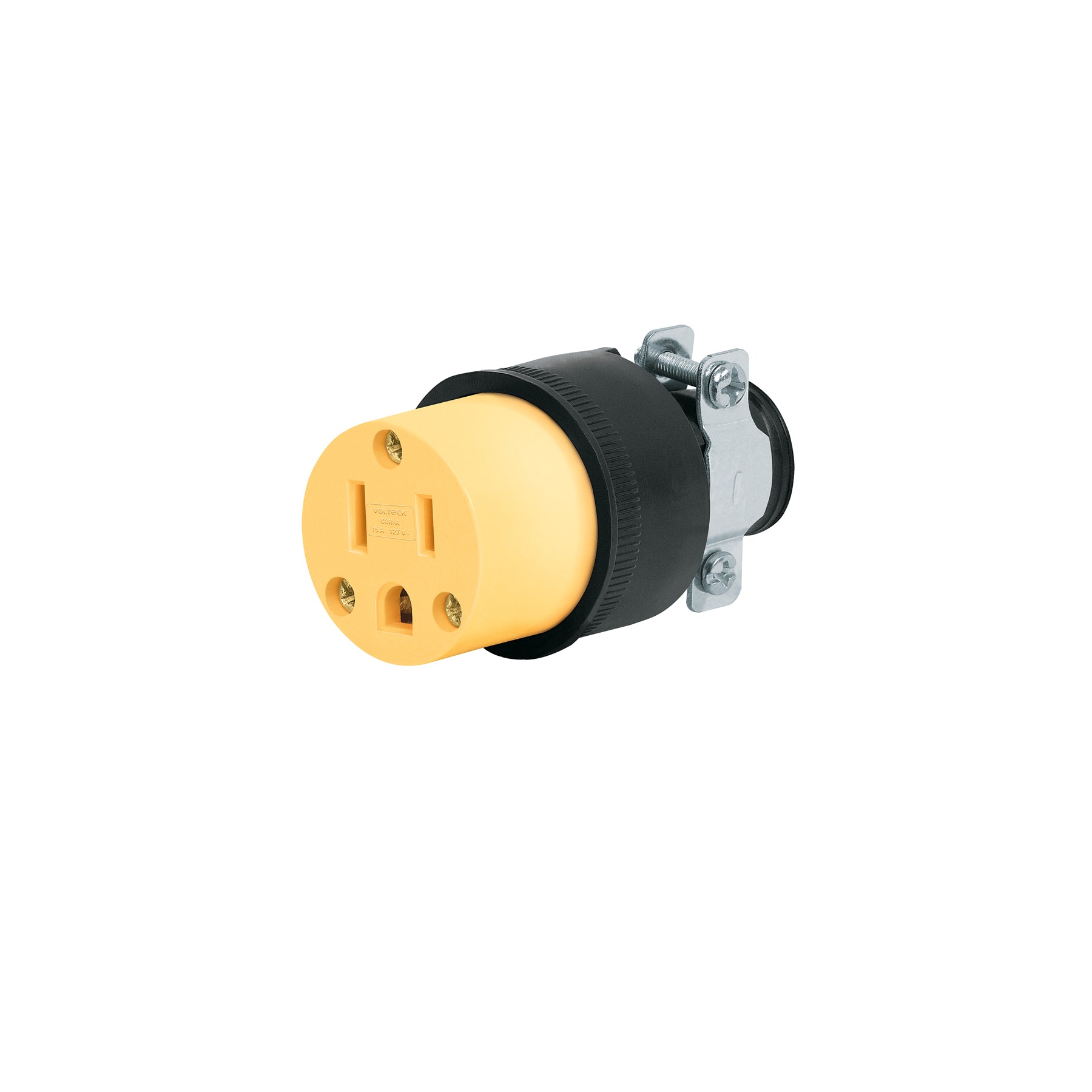 Contacto industrial reforzado aterrizado, 2 polos+tierra, Volteck, COR-A, 46120