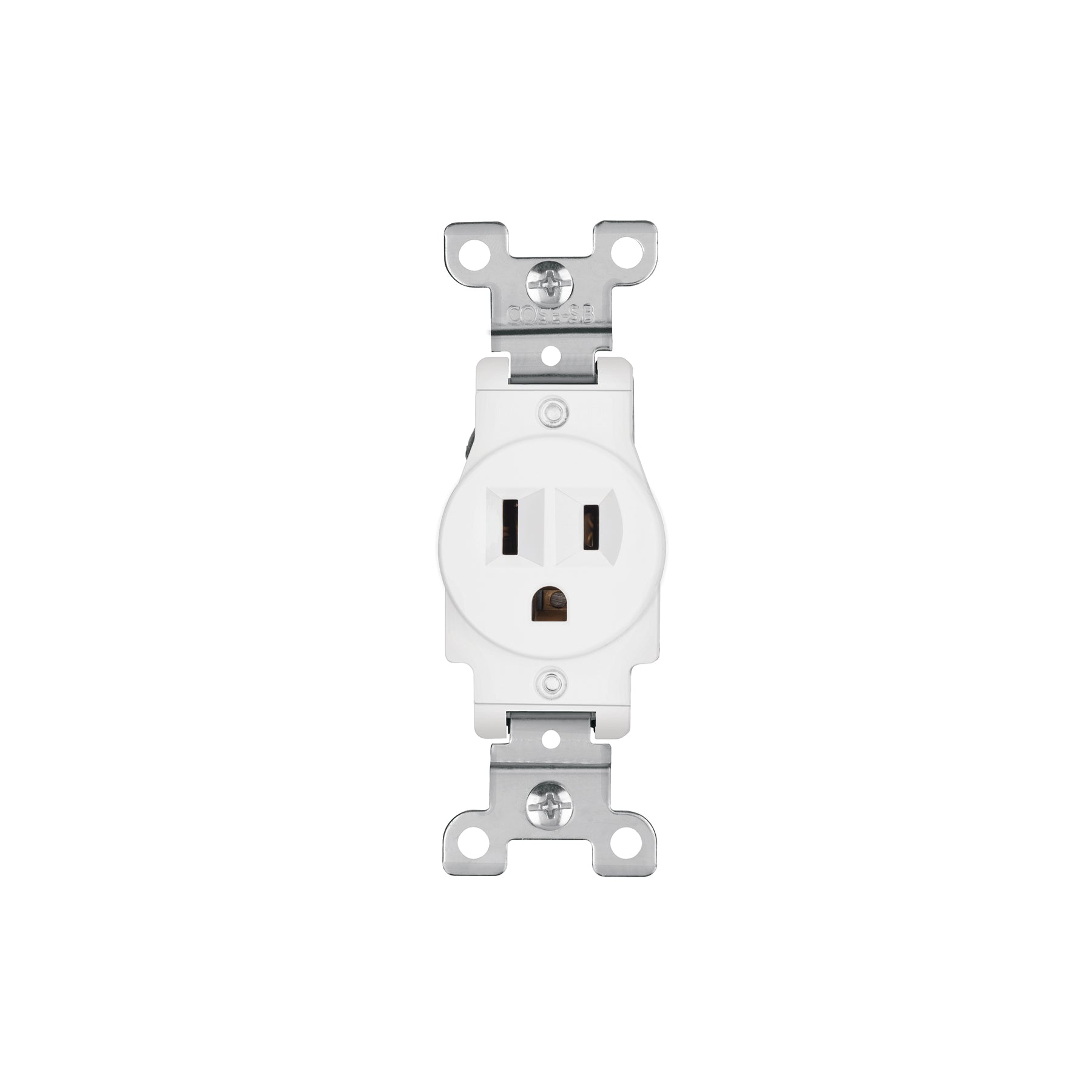 Contacto sencillo, 2 polos 3 hilos, Standard, blanco, Volteck, COSE-SB, 47731