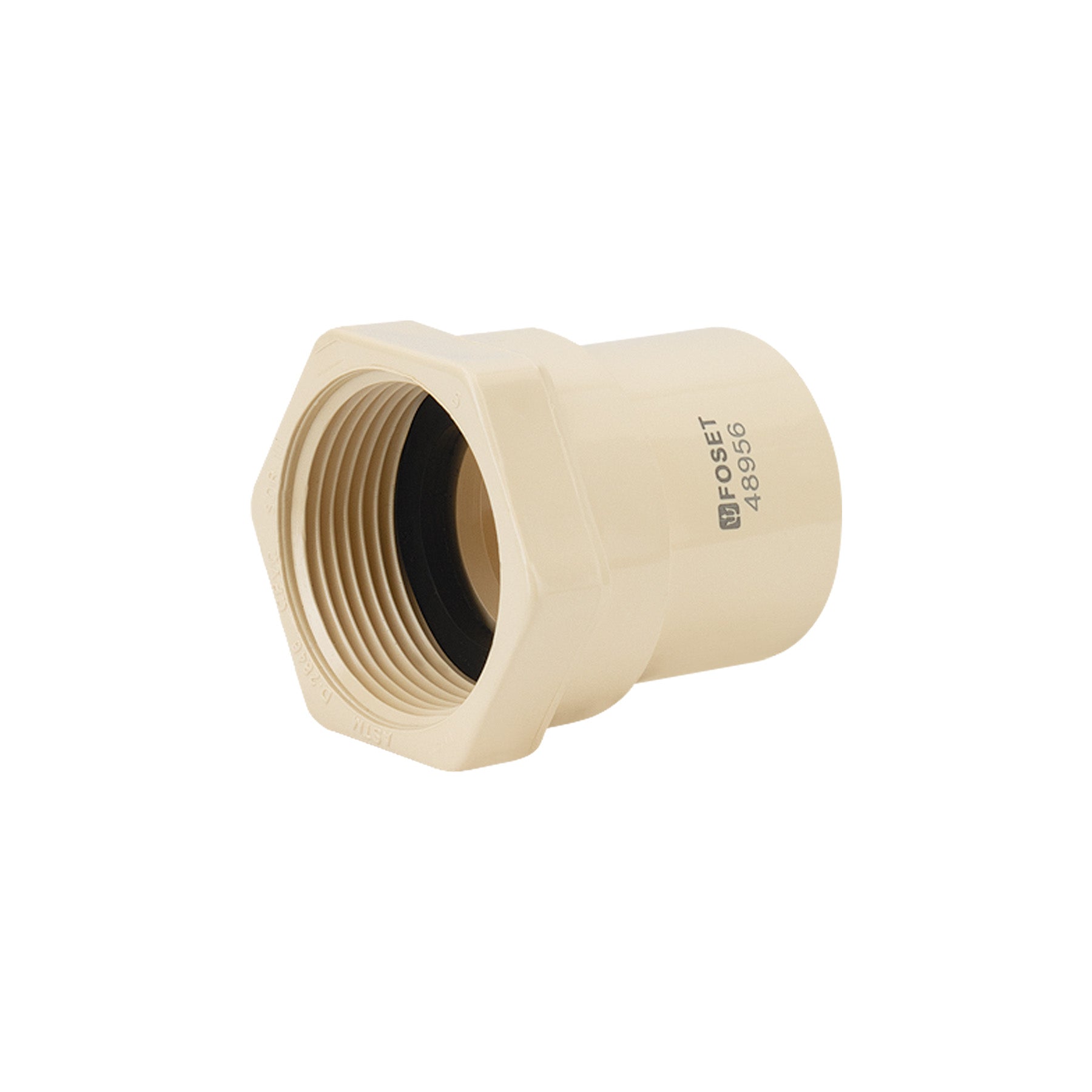 Conector hembra CPVC 1-1/4", Foset, CPVC-604, 48956