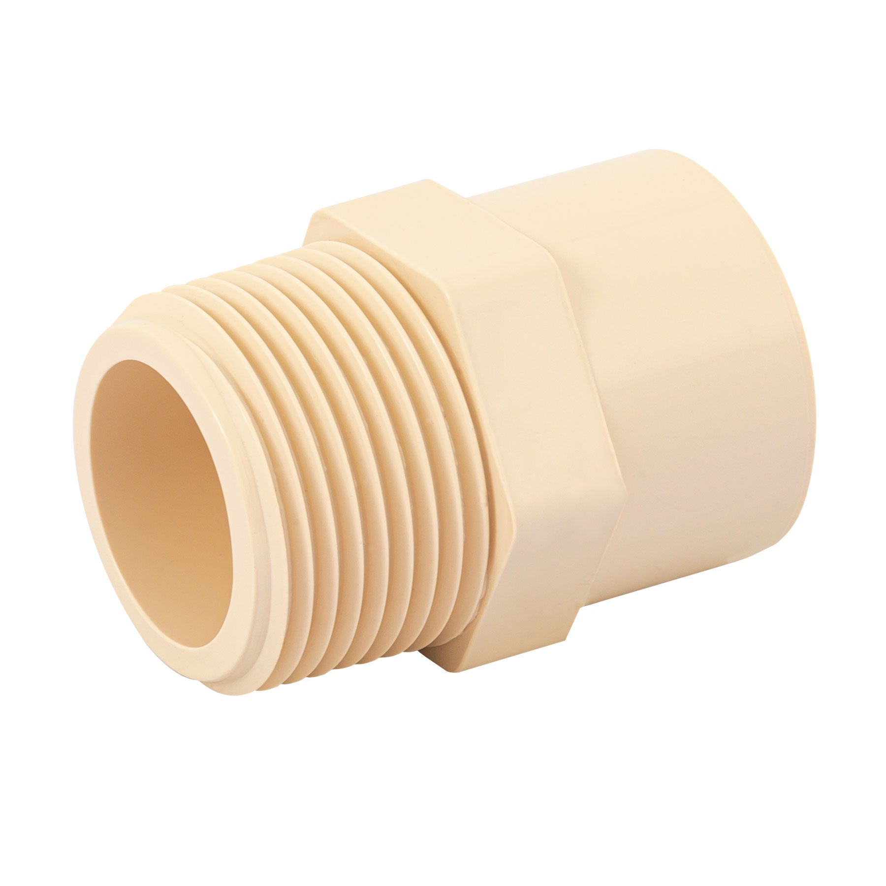 Conector macho de CPVC 1", Foset, CPVC-613, 45100