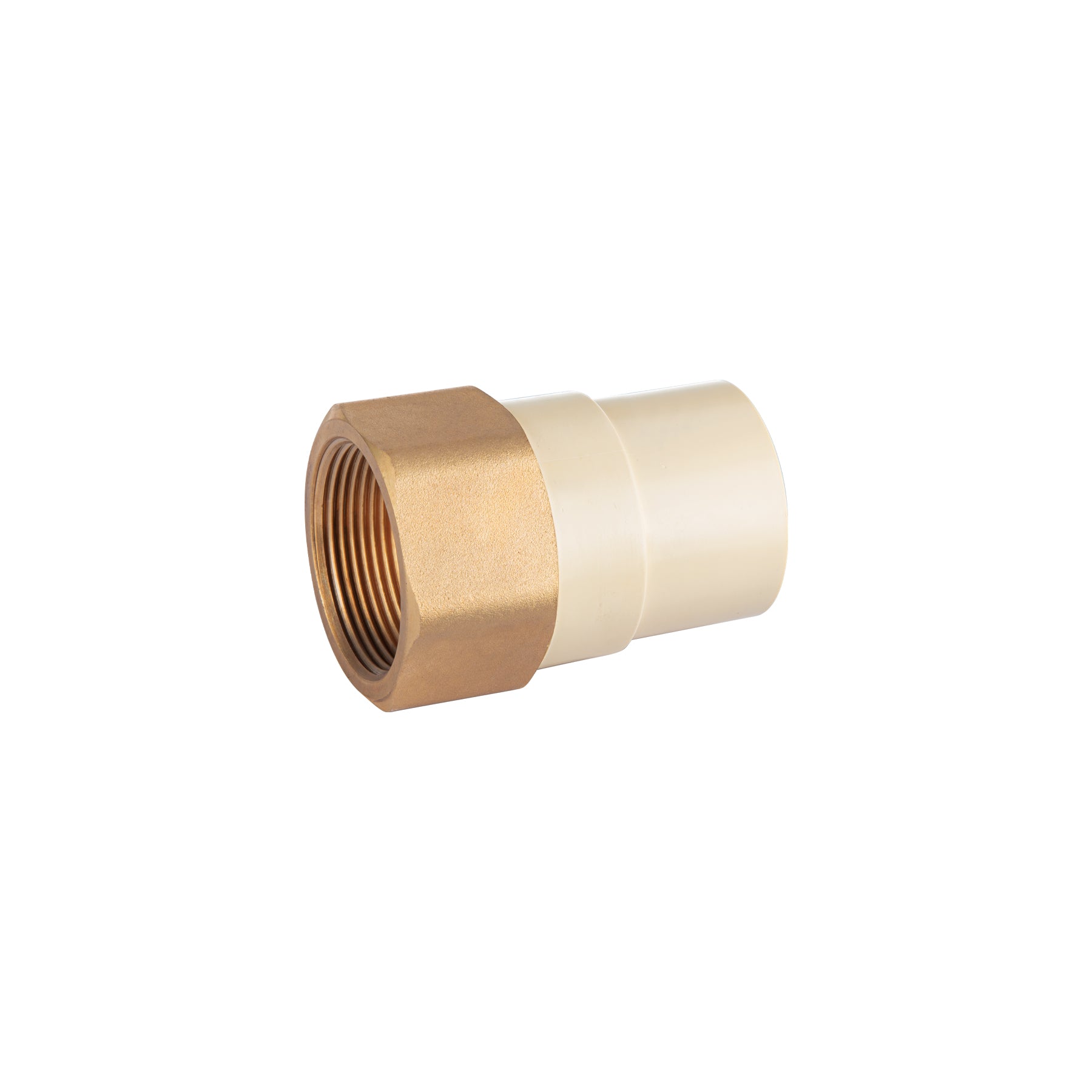 Adaptador CPVC, 1-1/2", hembra inserto metálico-latón, Foset