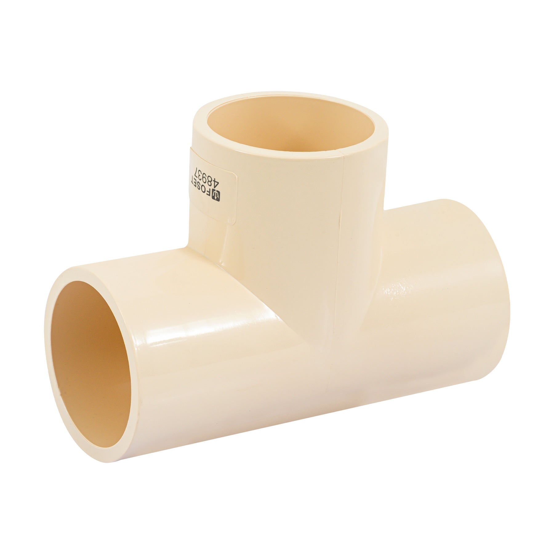 Tee sencilla de CPVC de 2", Foset, CPVC-766, 48937