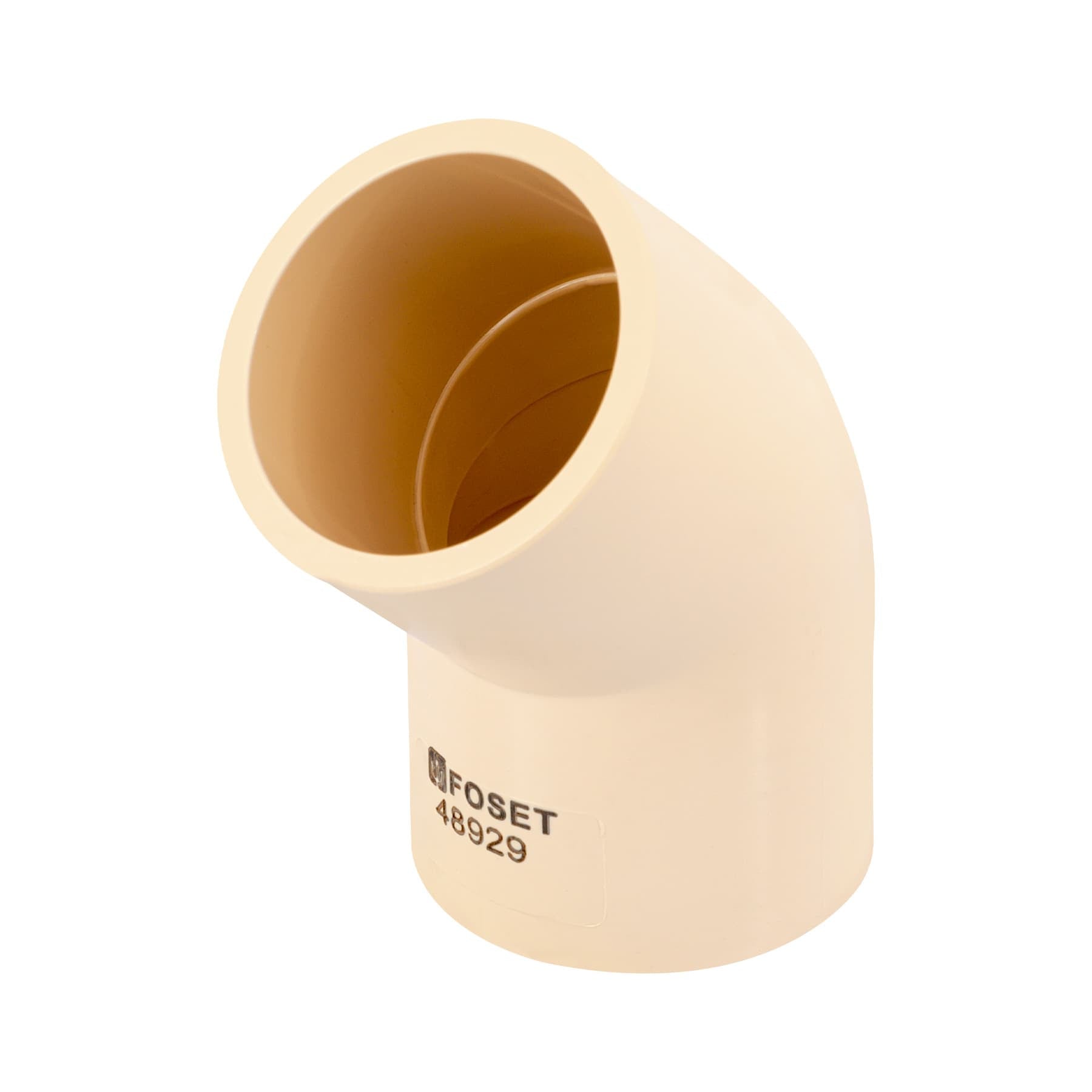 Codo 45° CPVC de 1-1/4", Foset, CPVC-864, 48929