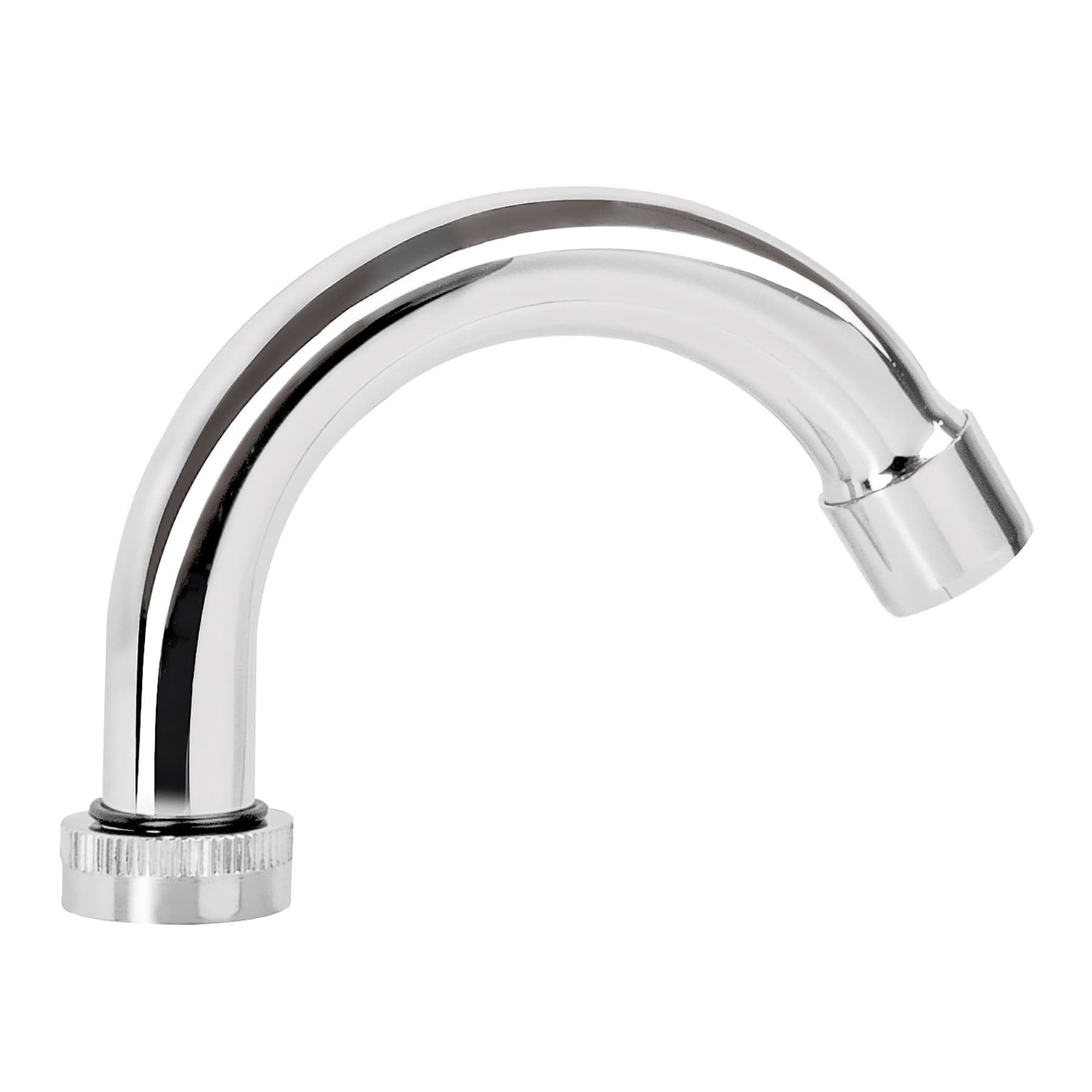 Cuello curvo para mezcladora de lavabo, cromo, BASIC, Foset, CR-050, 49377