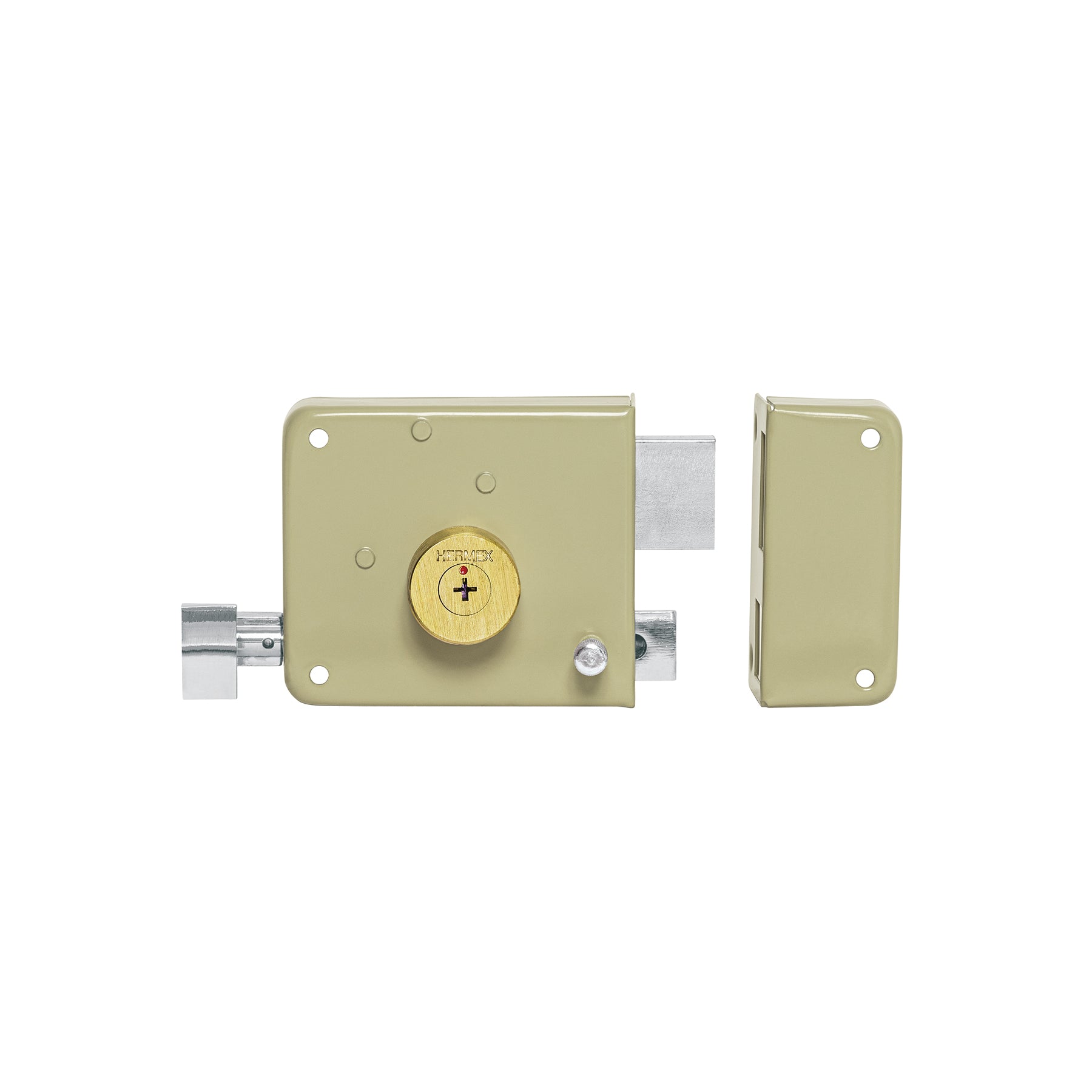 Cerradura sobreponer der instala-fácil, llave tetra, caja, Hermex, CS-85D, 43578