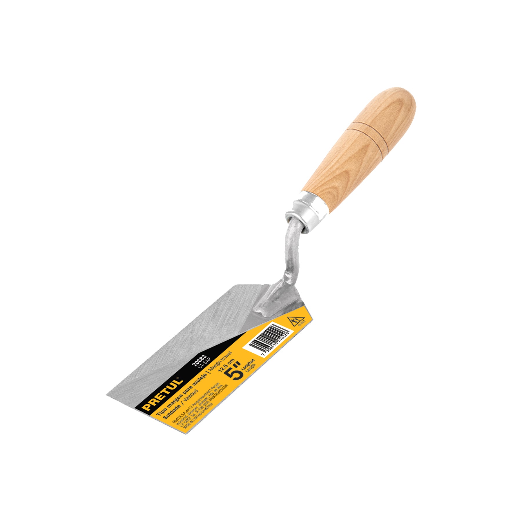 Cuchara para azulejo 5", Pretul