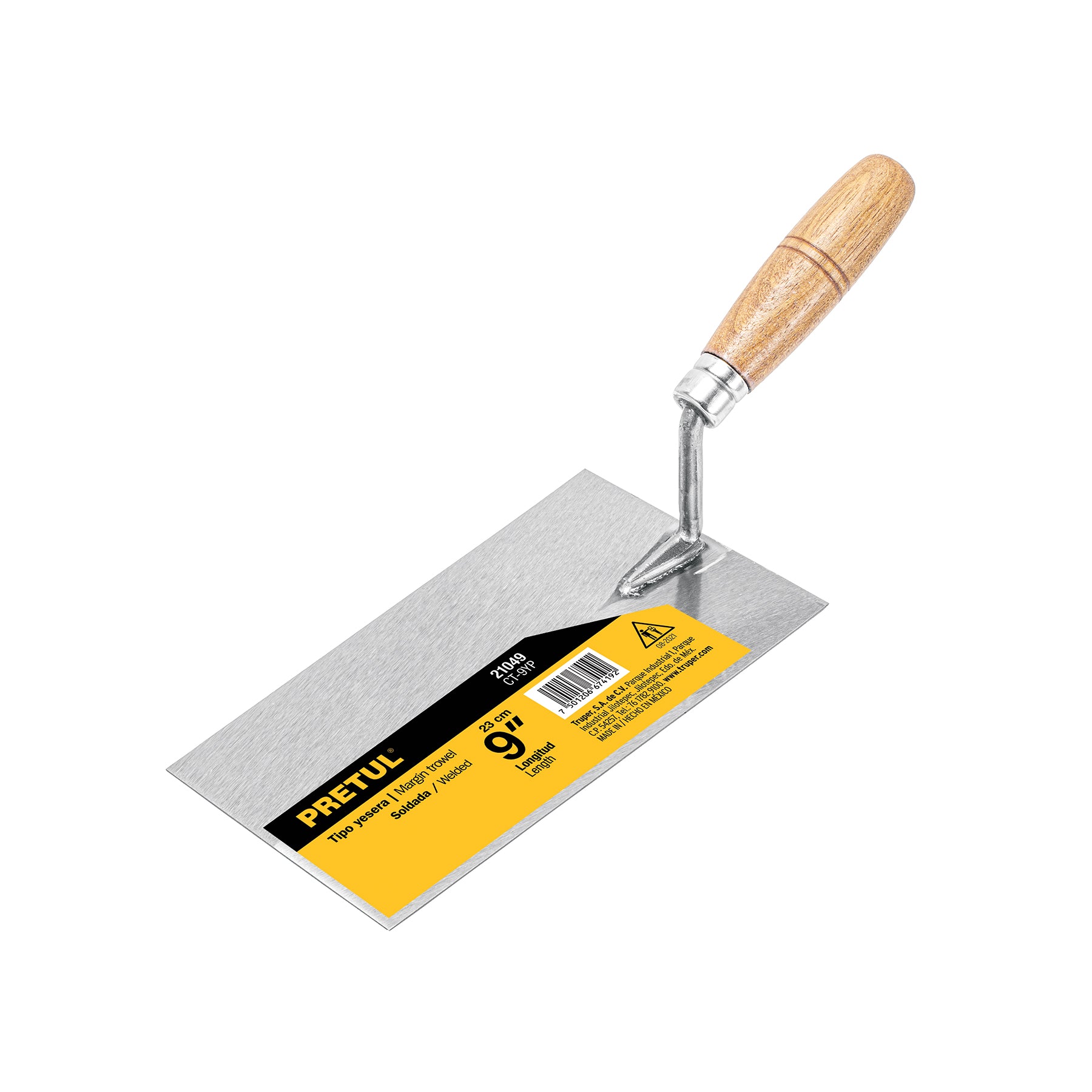 Cuchara para albañil 9" yesera, Pretul