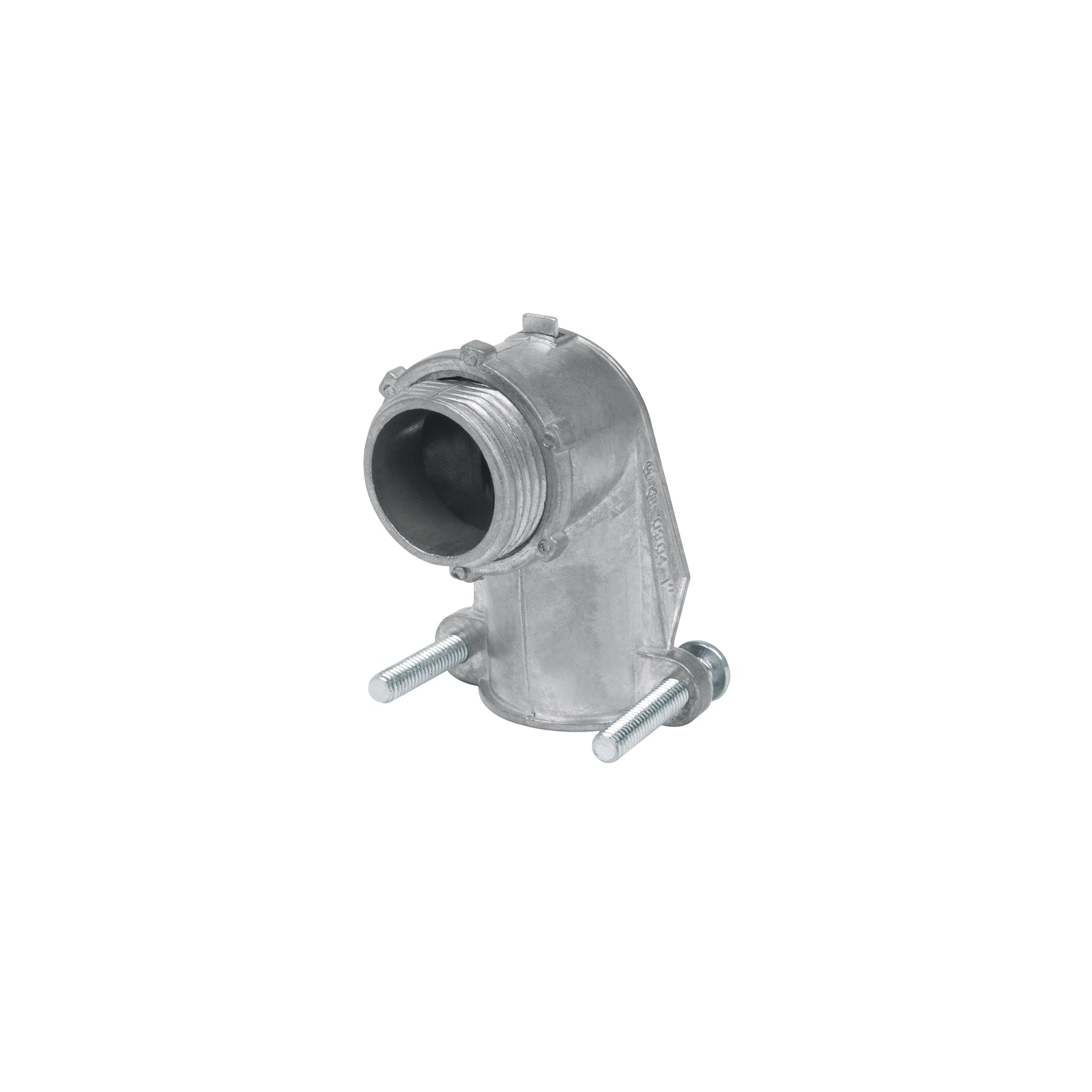 Conector curvo 1" para tubo flexible metálico, Volteck, CTF-1C, 47345