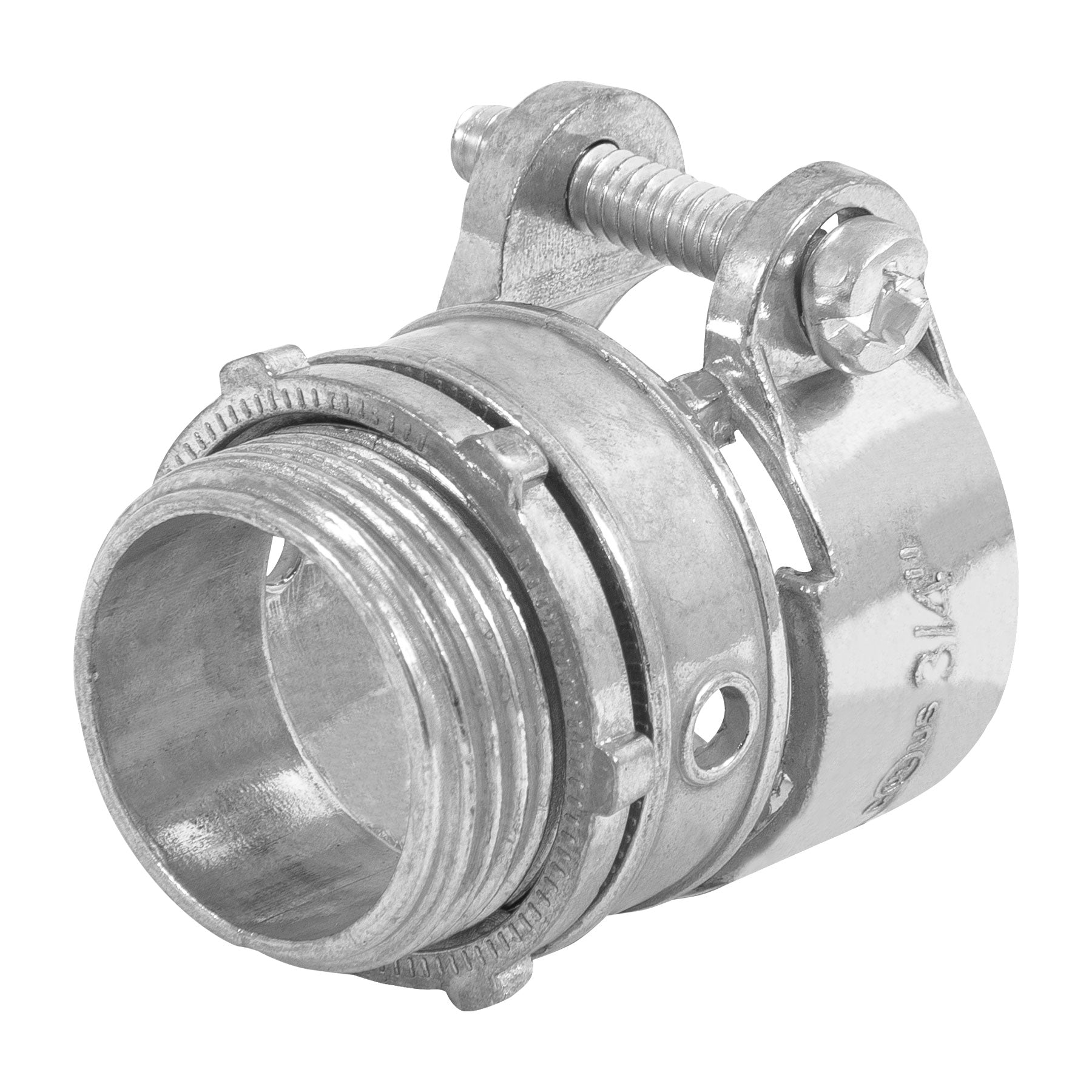 Conector recto 3/4" para tubo flexible metálico, Volteck, CTF-3/4R, 47341