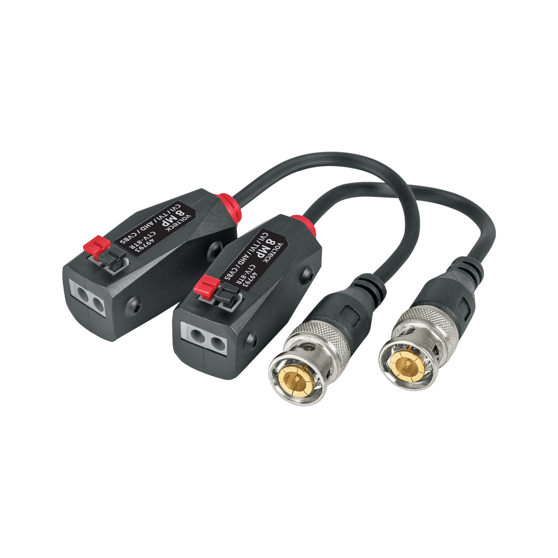 Par de Transceptores Pasivos Video Balun, hasta 8MP, Volteck, CTV-8TR, 49793