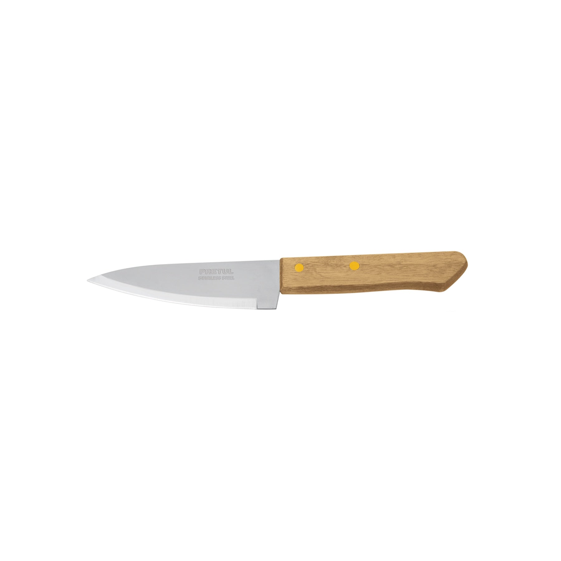 Cuchillo de chef 5" mango de madera, Pretul