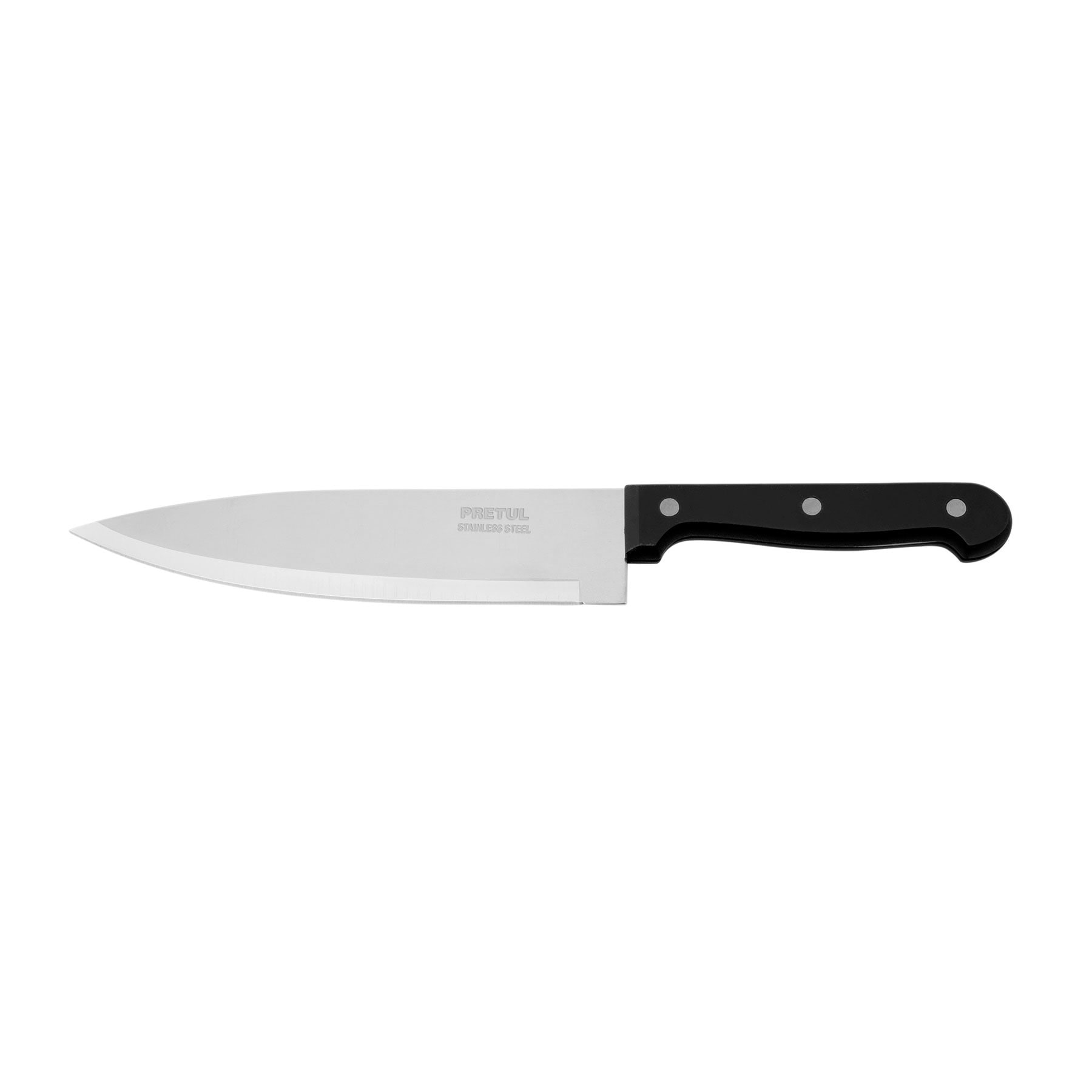 Cuchillo de chef 7" mango de polipropileno, Pretul