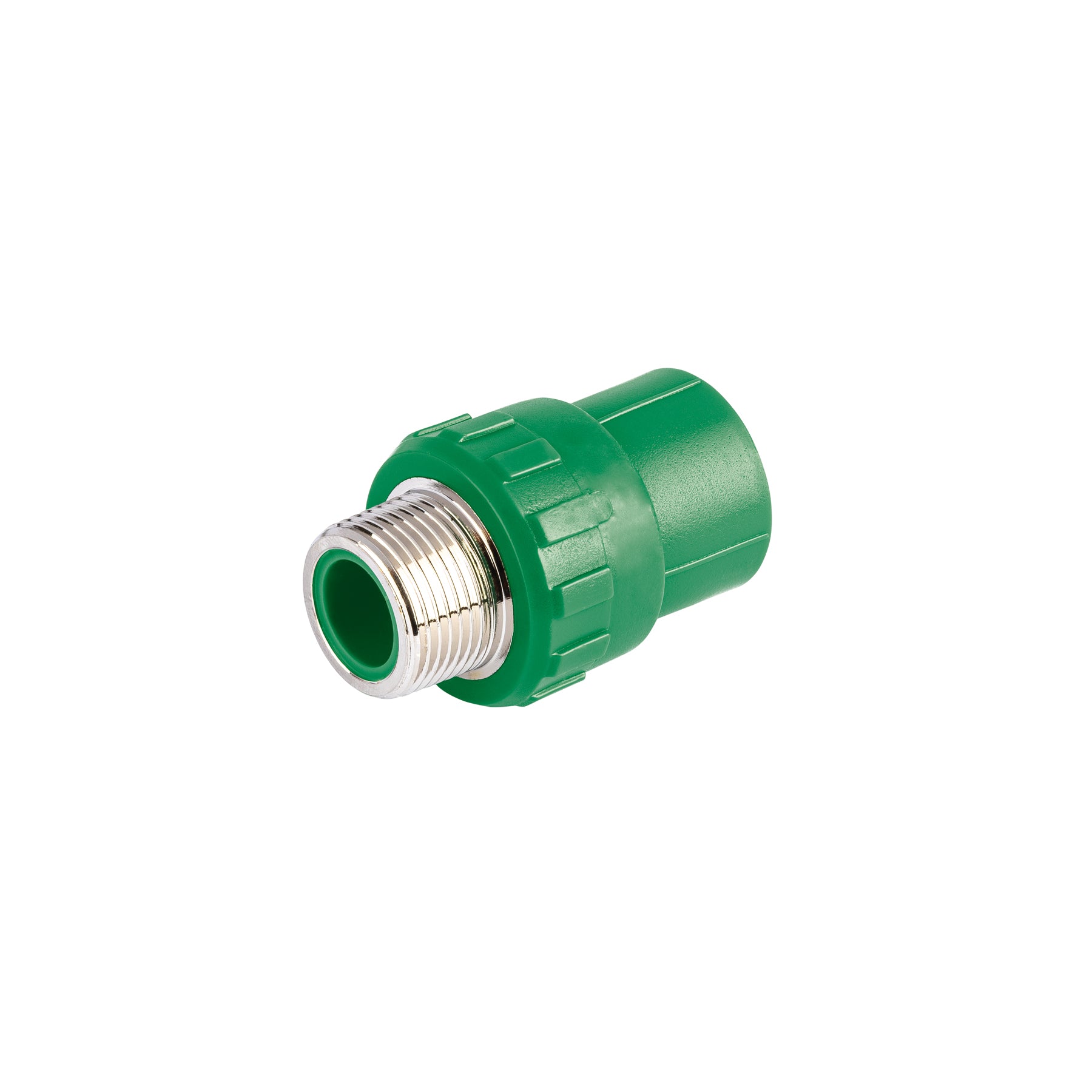 Adaptador PPR 3/4" macho con inserto metálico, Foset, CV-612, 49880