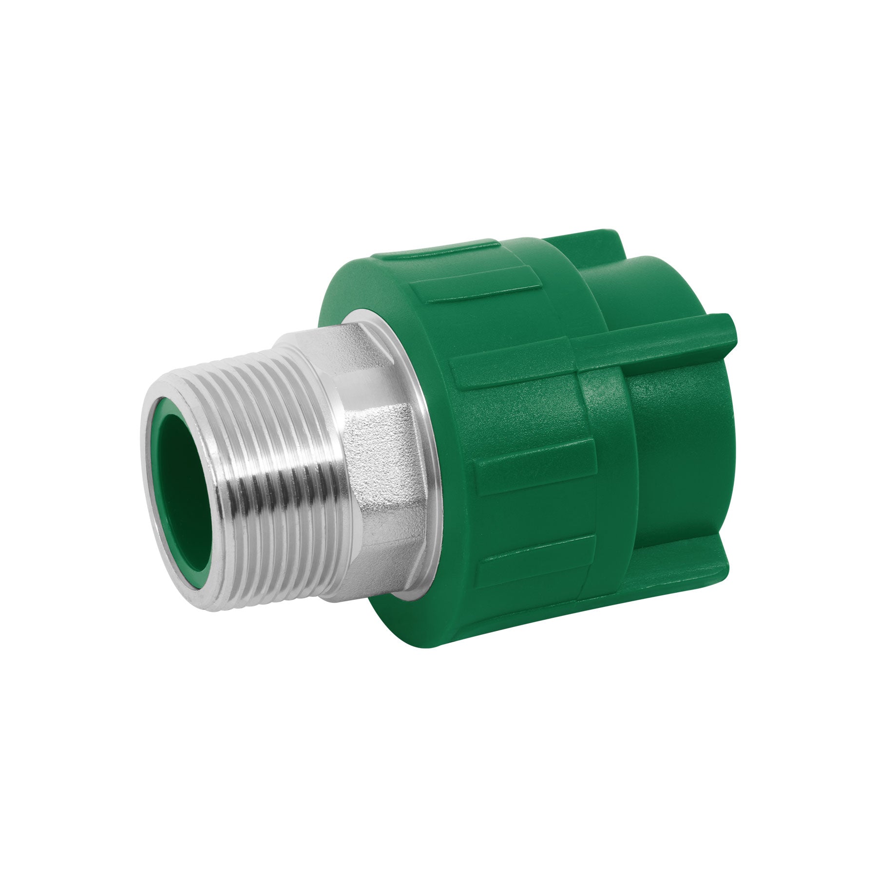 Adaptador PPR 1-1/4" macho con inserto metálico, Foset, CV-614, 45450