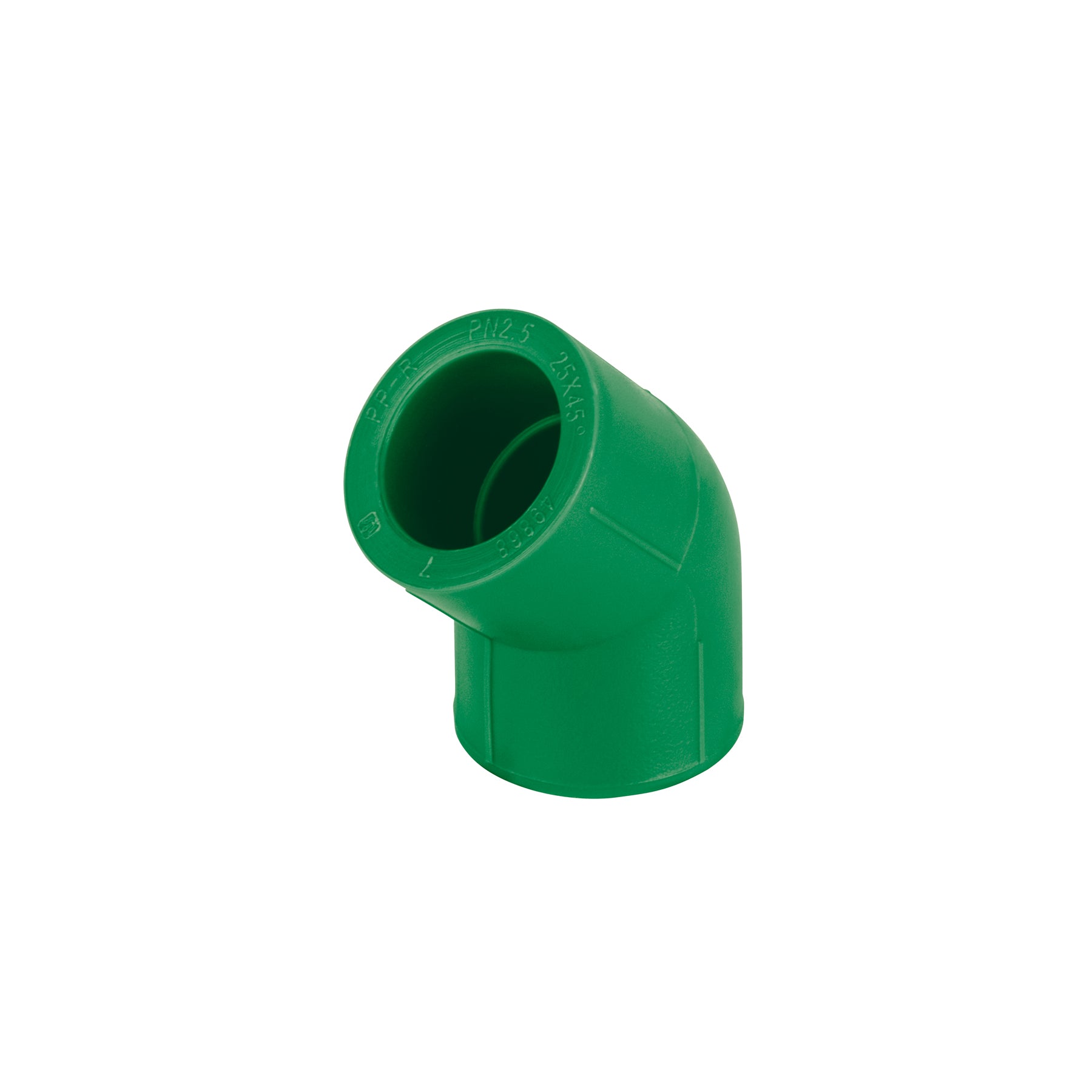 Codo 45° de PPR, 3/4" (25mm), Foset, CV-862, 49868