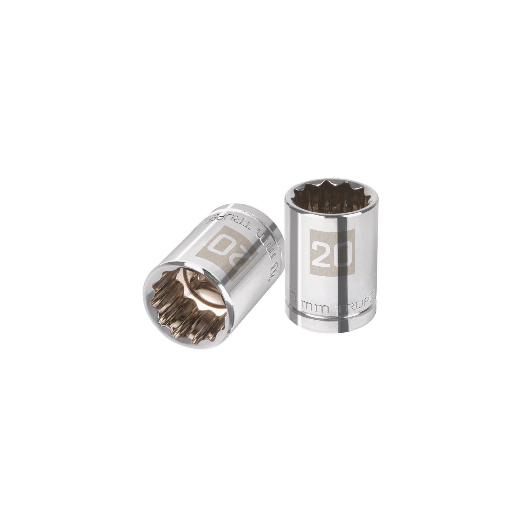 Dado de 20 mm, 12 puntas, cuadro 1/2", Truper