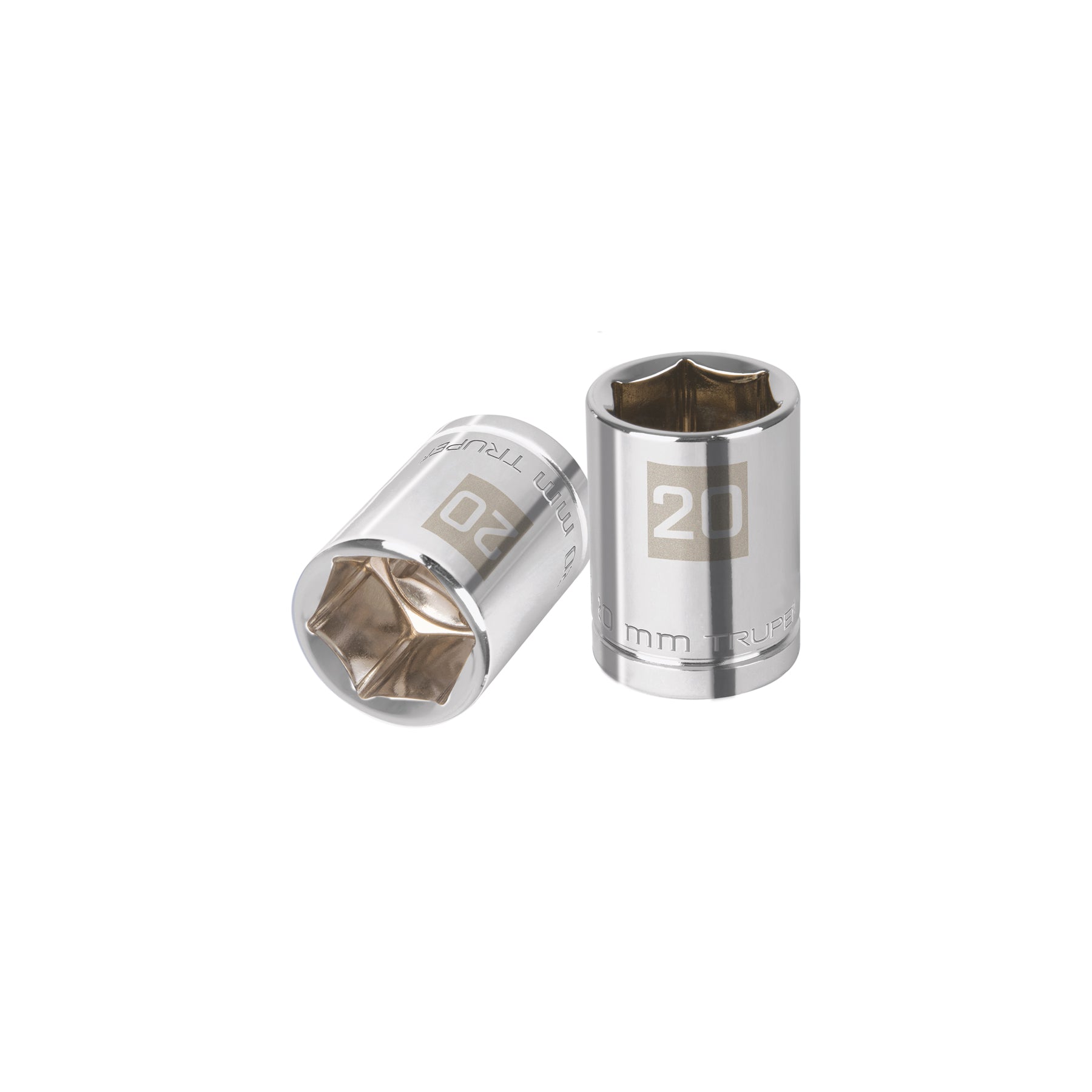 Dado de 20 mm, 6 puntas, cuadro 1/2", Truper