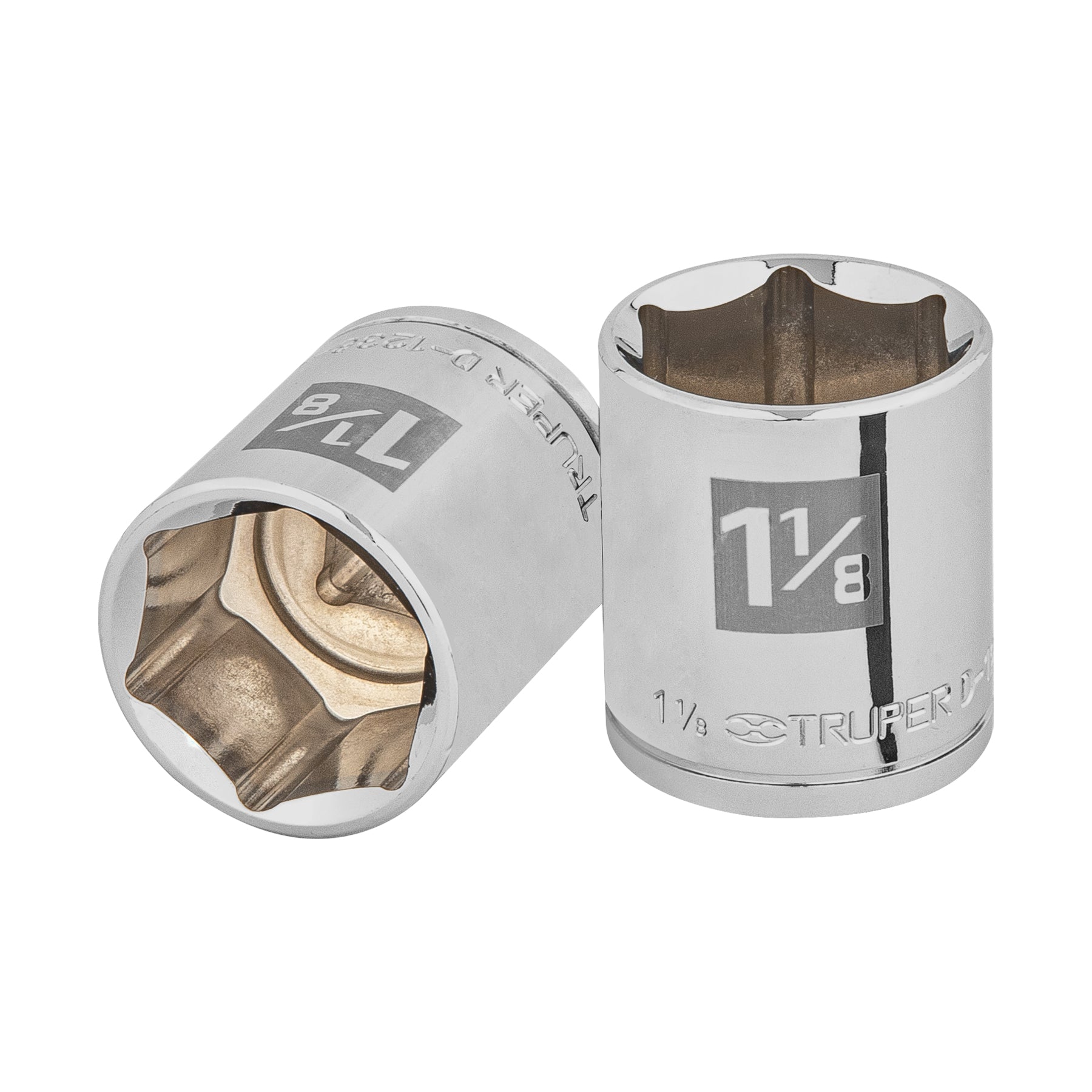 Dado de 1-1/8", 6 puntas, cuadro 1/2", Truper