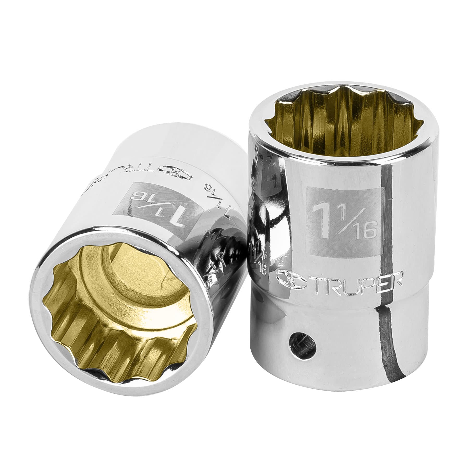 Dado de 1-1/16", 12 puntas, cuadro 3/4", Truper