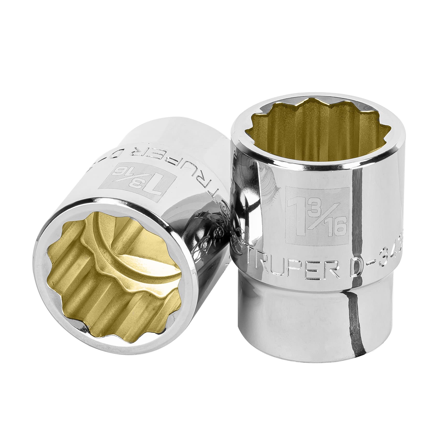 Dado de 1-3/16", 12 puntas, cuadro 3/4", Truper