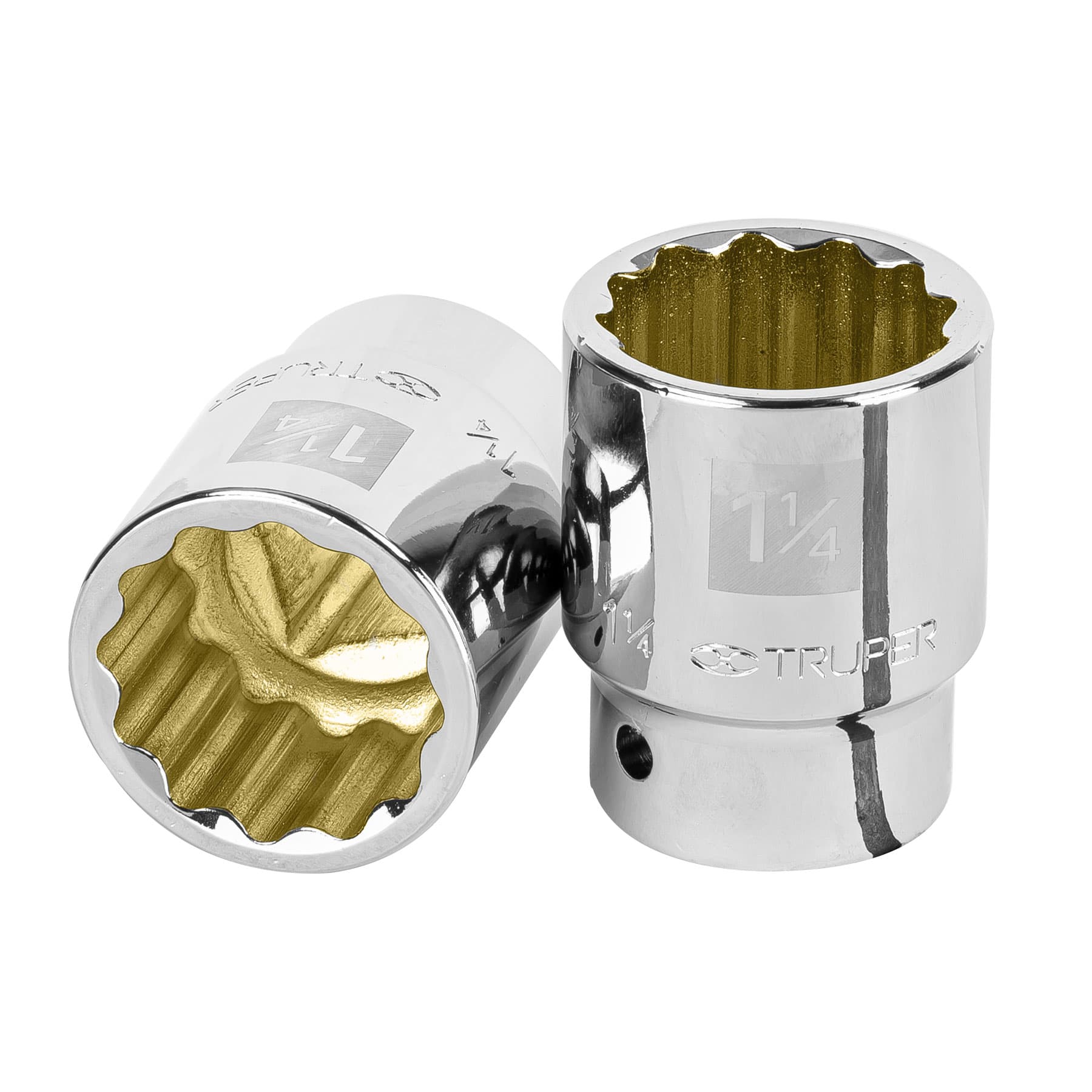 Dado de 1-1/4", 12 puntas, cuadro 3/4", Truper