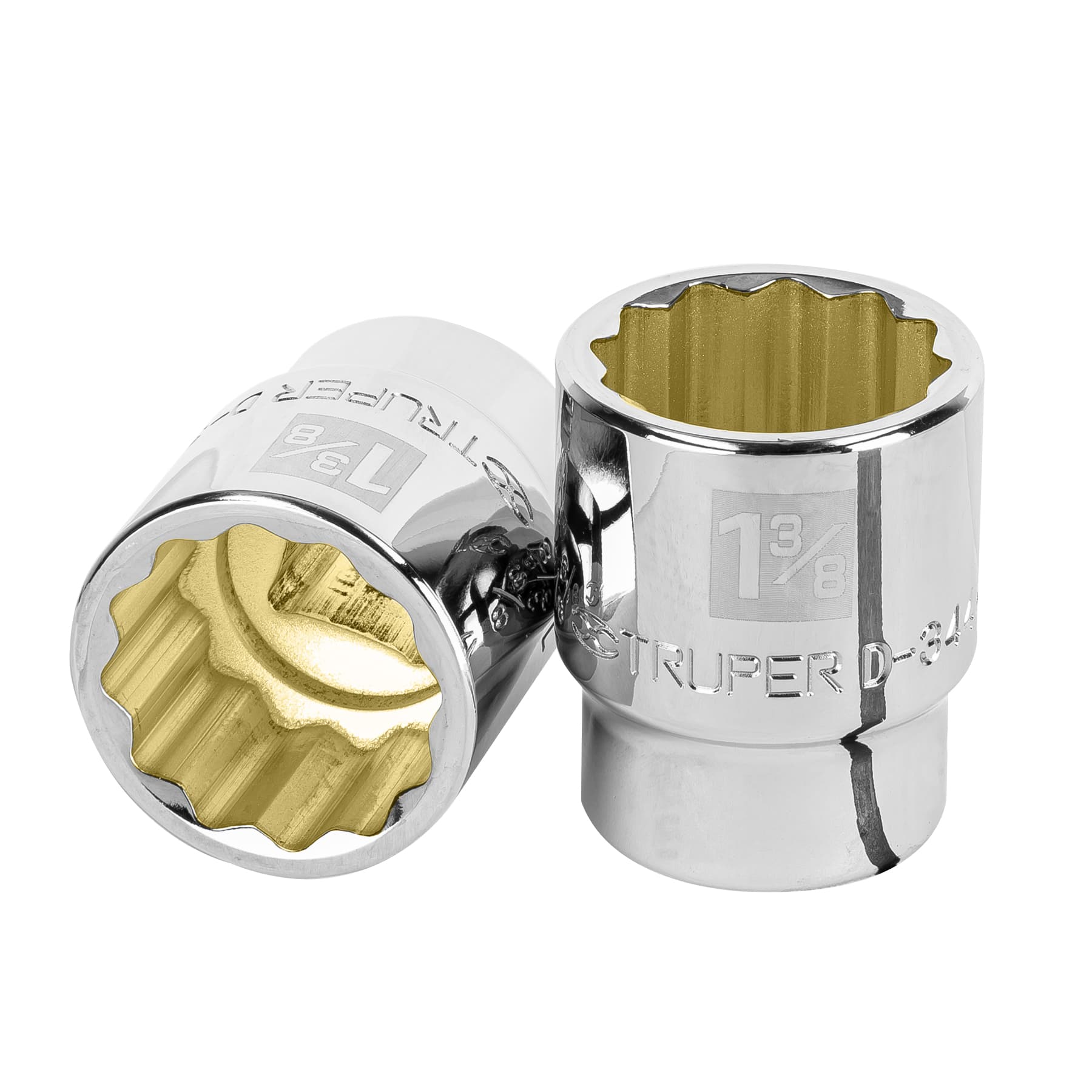 Dado de 1-3/8", 12 puntas, cuadro 3/4", Truper