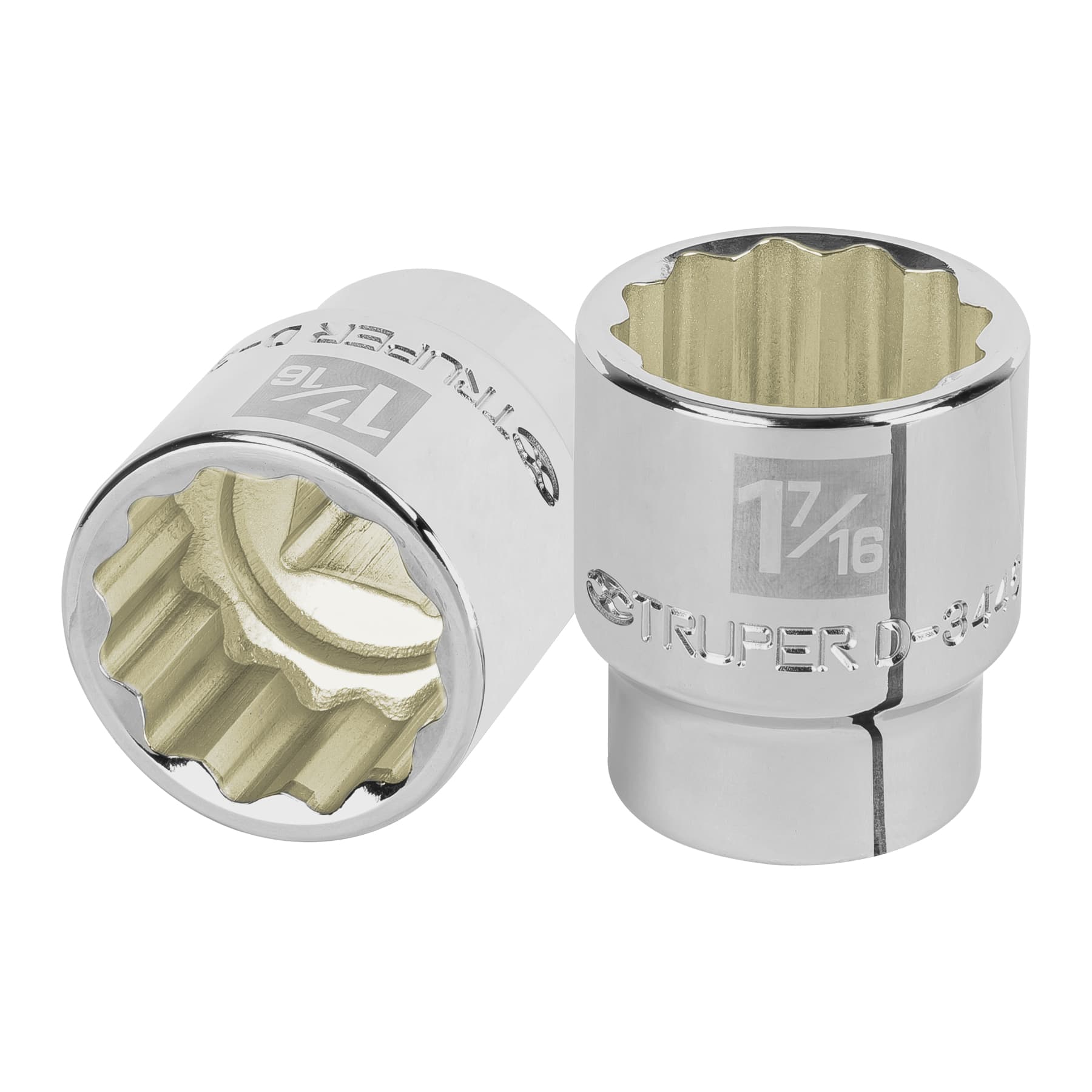 Dado de 1-7/16", 12 puntas, cuadro 3/4", Truper
