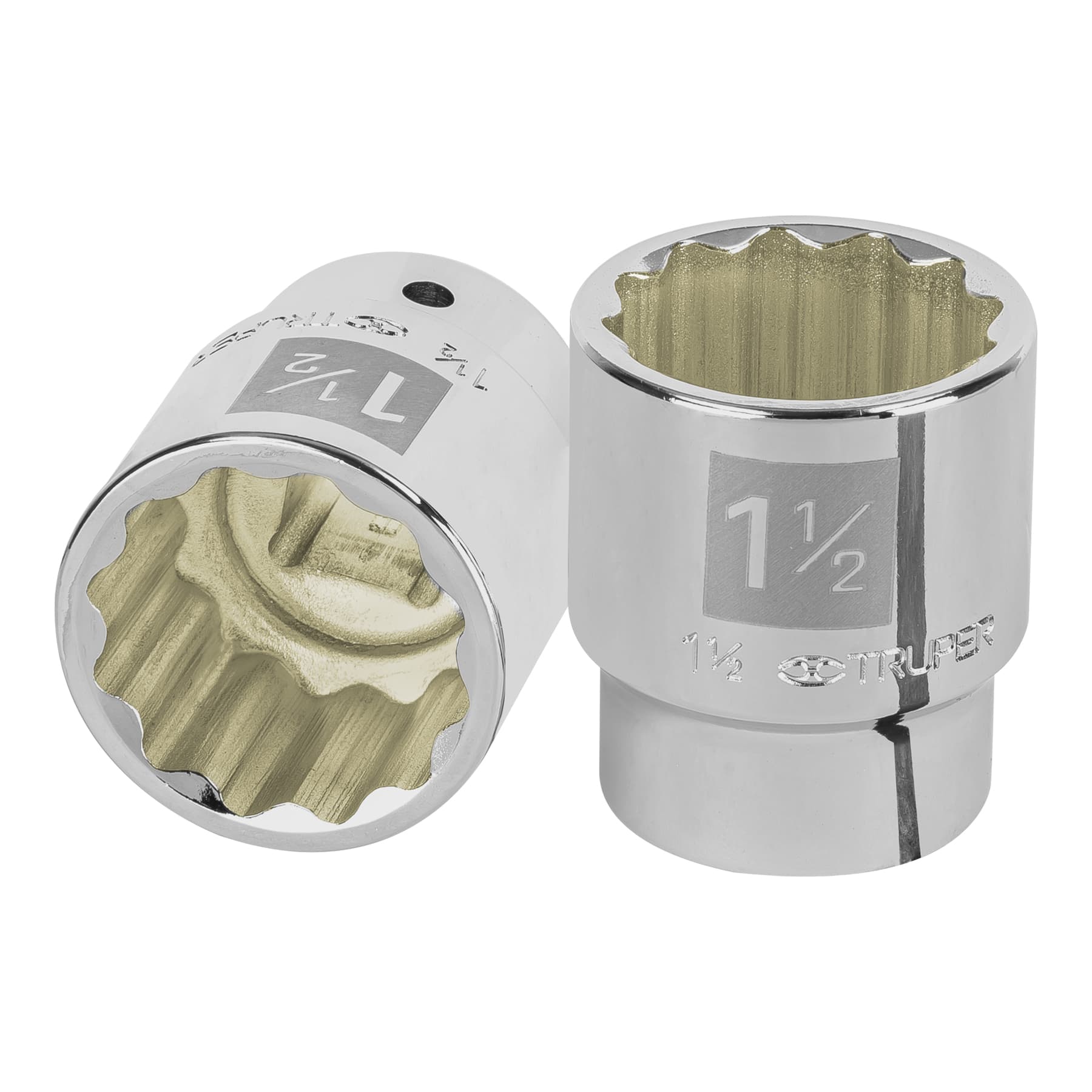 Dado de 1-1/2", 12 puntas, cuadro 3/4", Truper