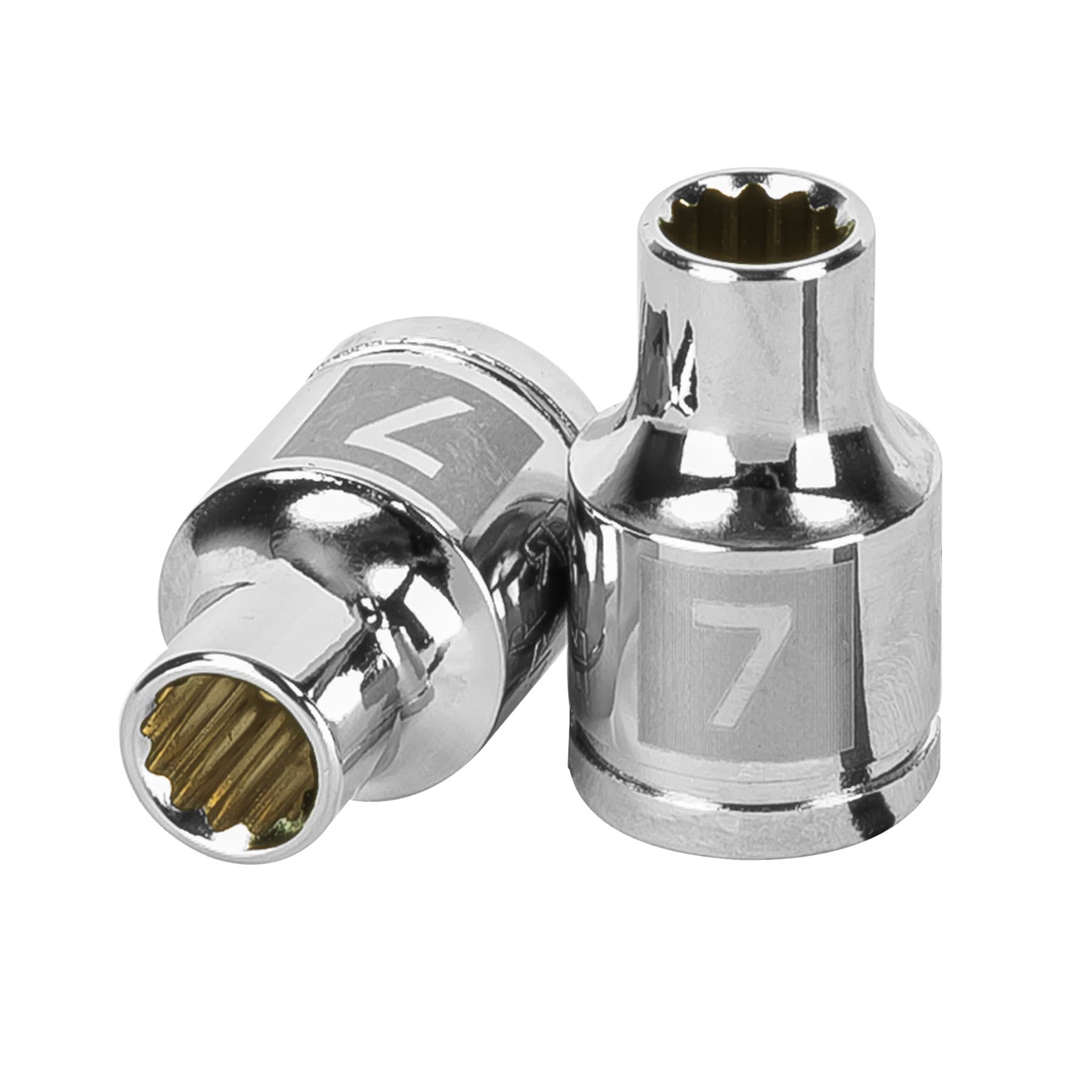 Dado de 7 mm, 12 puntas, cuadro 3/8", Truper