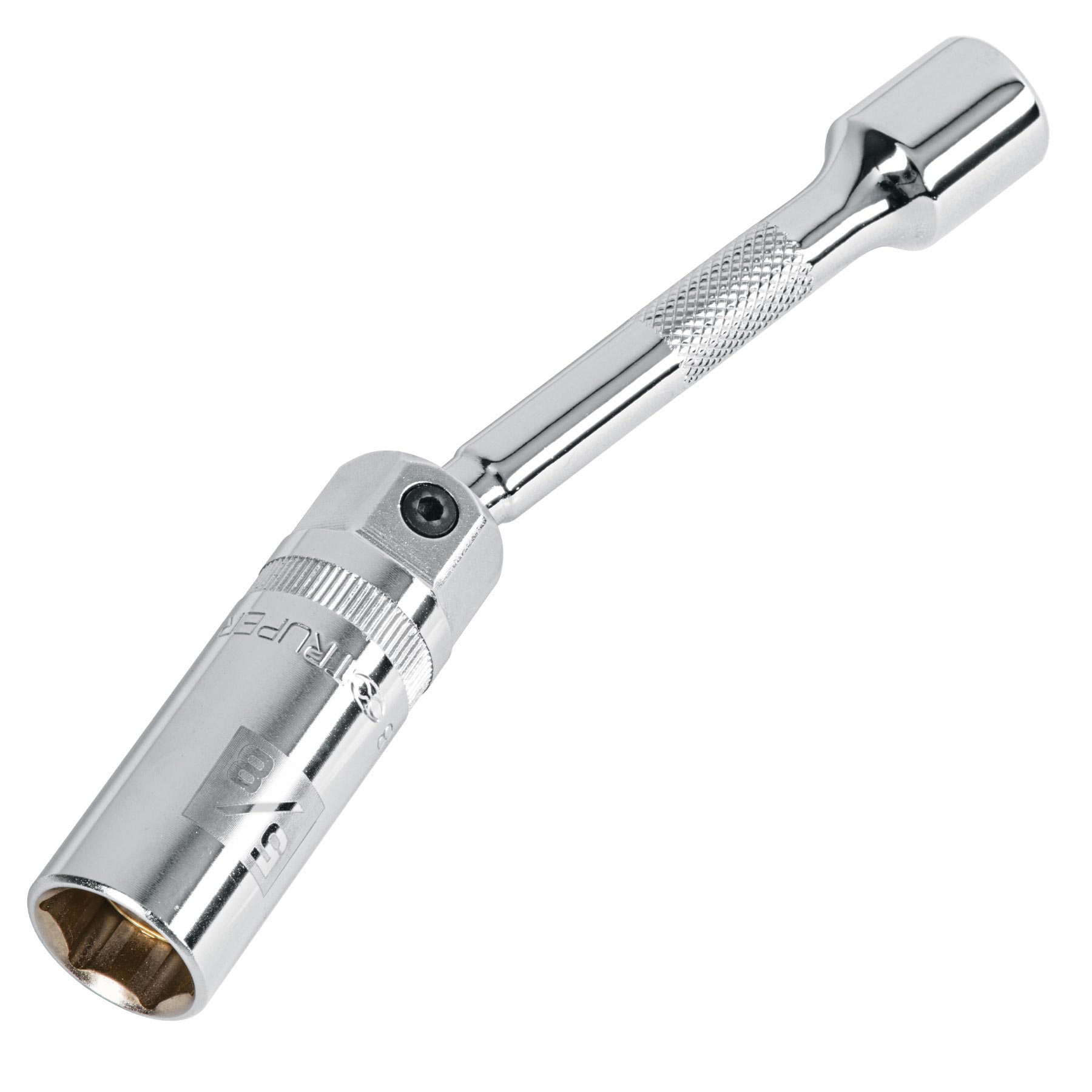 Dado para bujías cuadro 3/8" articulado 5/8", extensión 6"