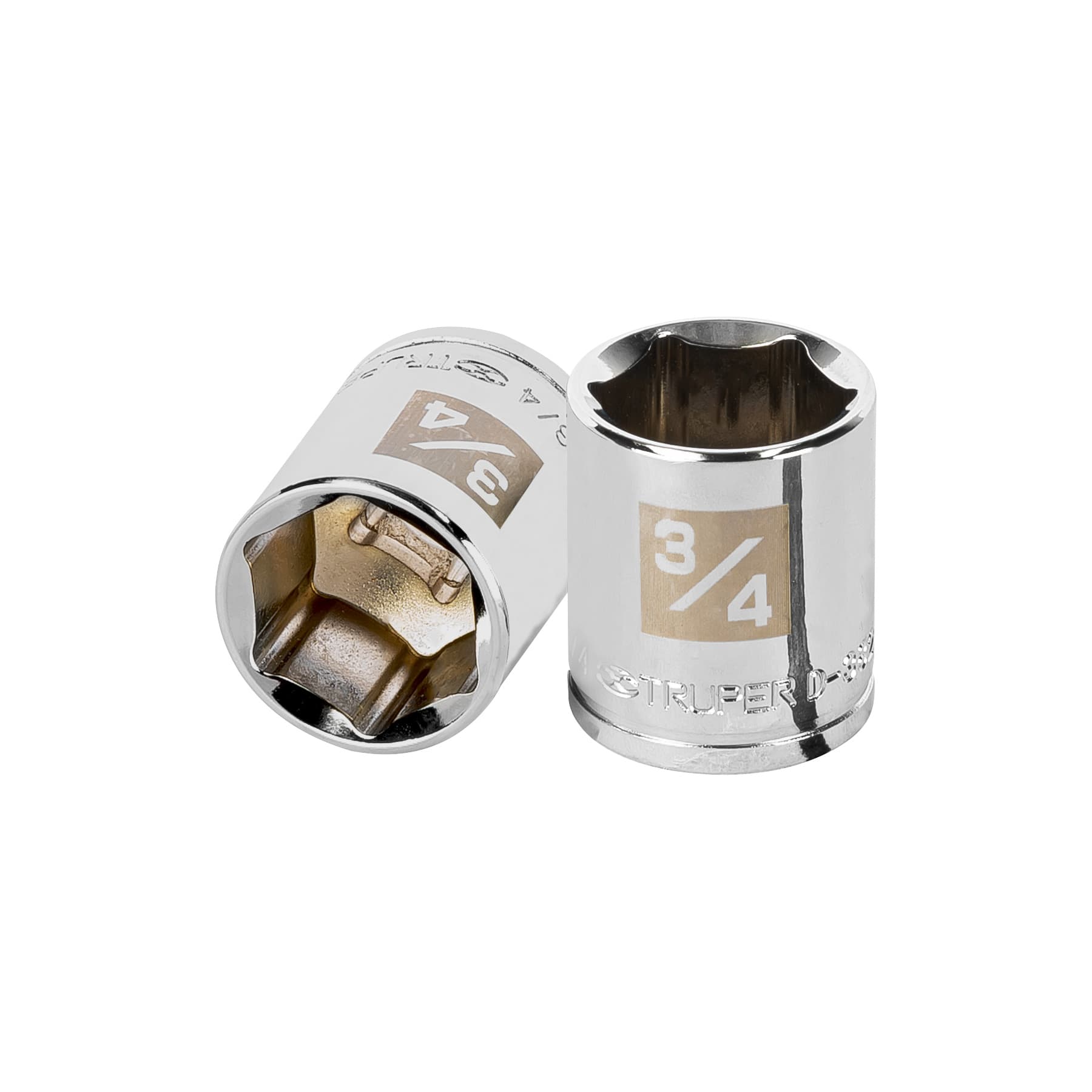 Dado de 3/4", 6 puntas, cuadro 3/8", Truper