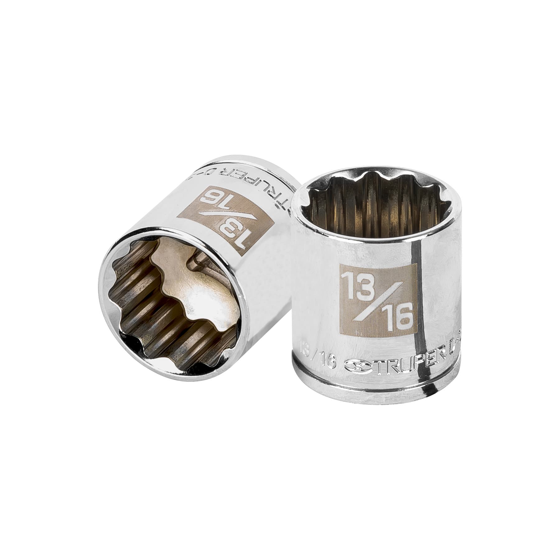 Dado de 13/16", 12 puntas, cuadro 3/8", Truper